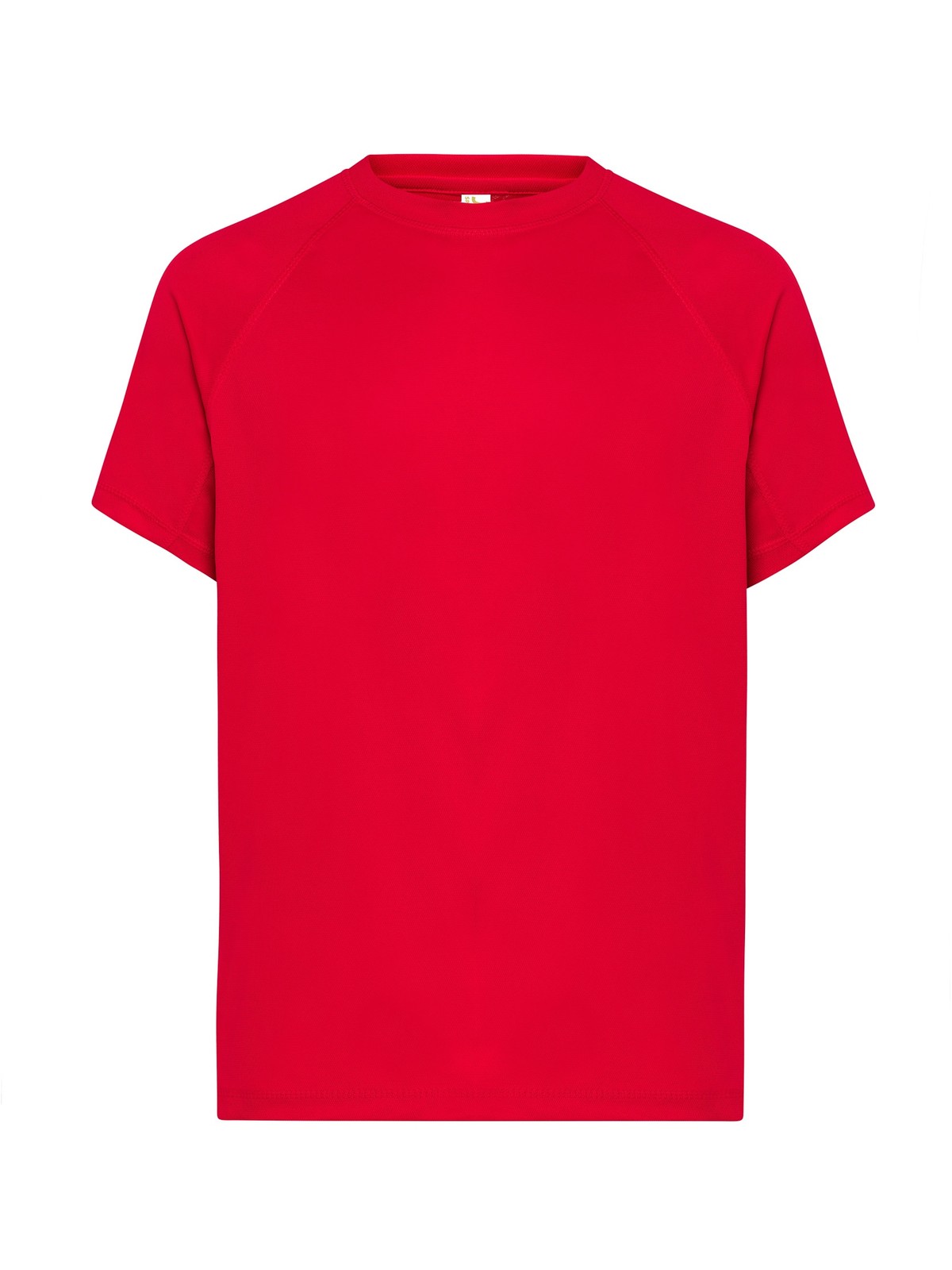 Samarreta tècnica personalitzada home 9 Camiseta técnica rojo para personalizar — prenda vista delantera