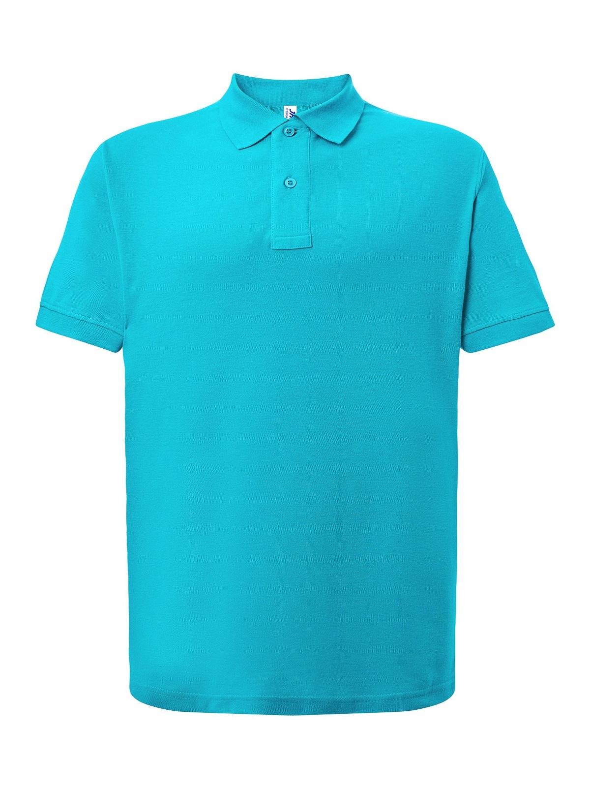 Personalisiertes Poloshirt Herren 6 Poloshirt Herren in aguamarina zum Personalisieren — Vorderansicht