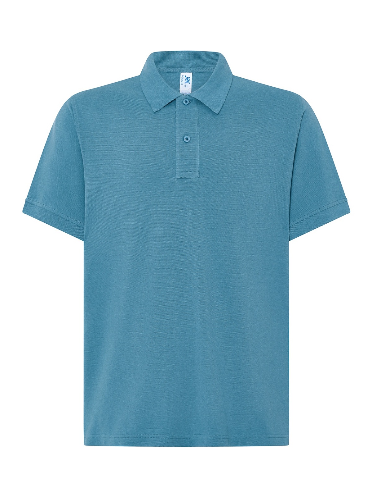 Personalisiertes Poloshirt Herren 21 Poloshirt Herren in azul Petróleo zum Personalisieren — Vorderansicht
