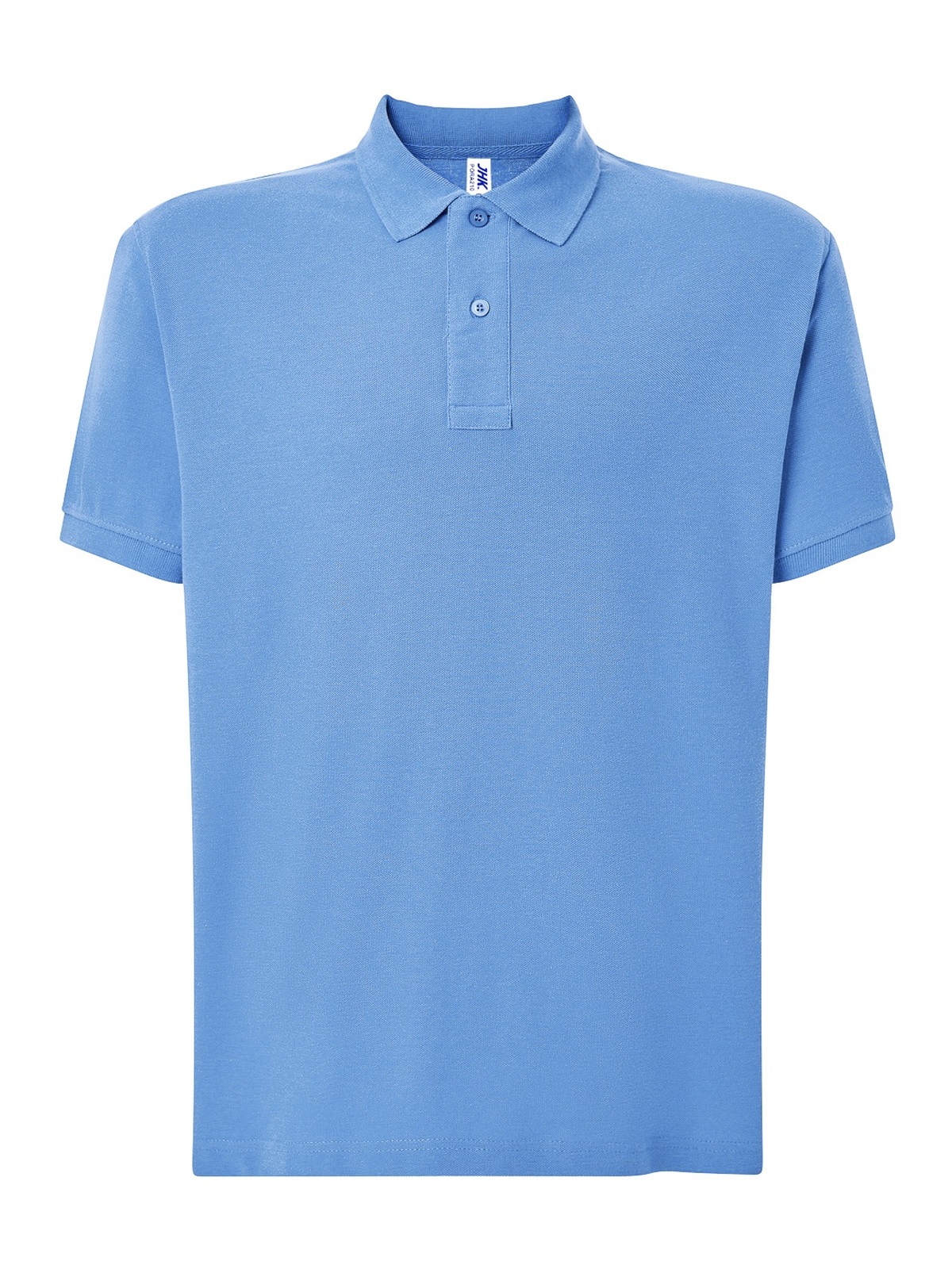 Personalisiertes Poloshirt Herren 24 Poloshirt Herren in azur zum Personalisieren — Vorderansicht