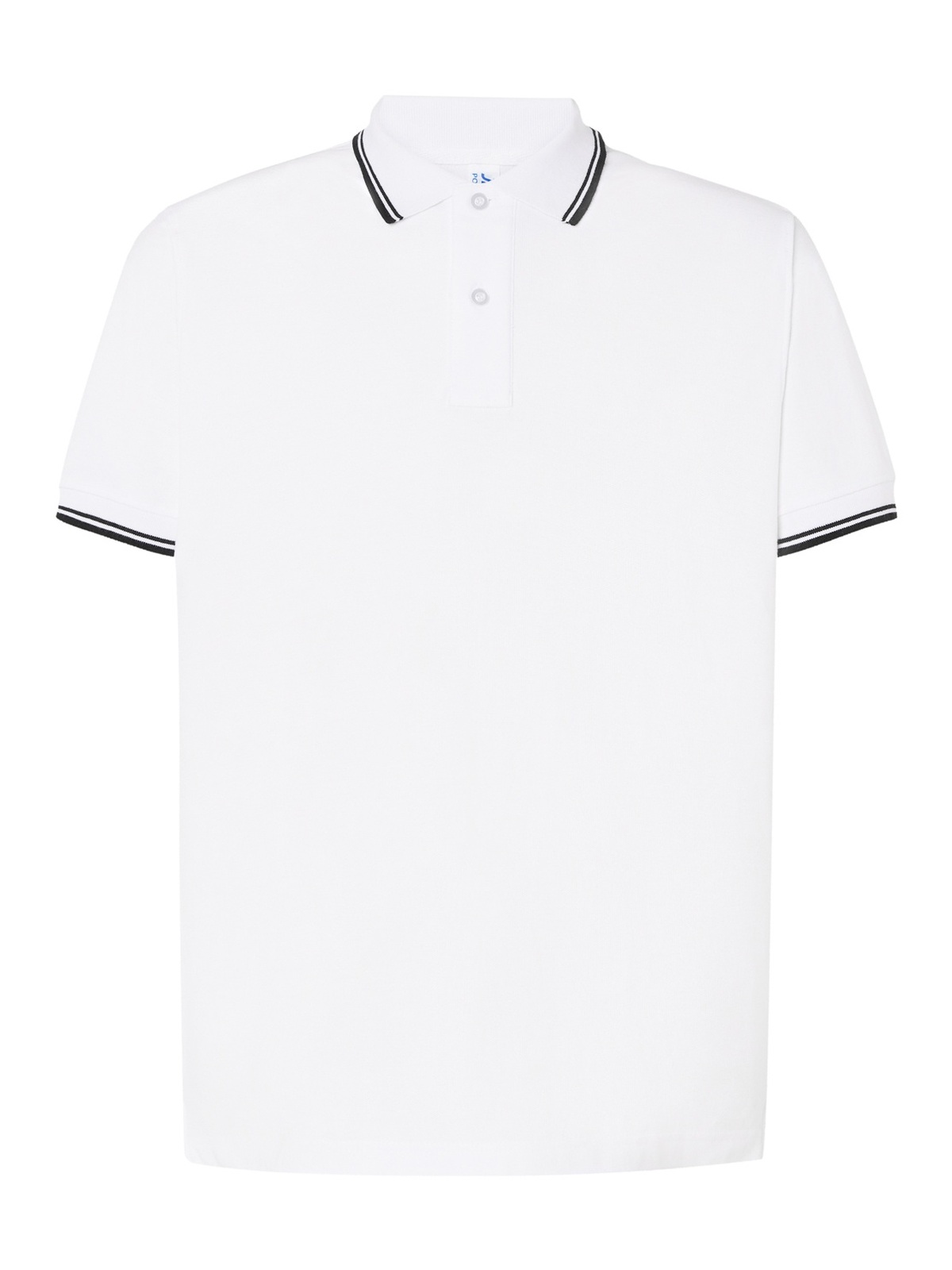 Personalisiertes Poloshirt Herren 30 Poloshirt Herren in blanco / Negro zum Personalisieren — Vorderansicht