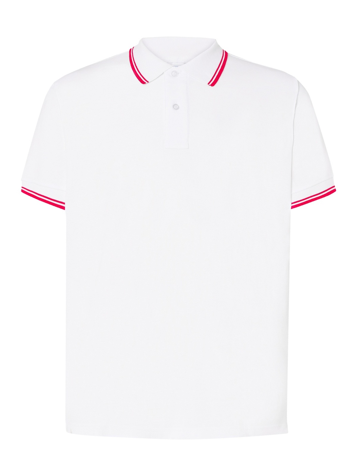 Personalisiertes Poloshirt Herren 33 Poloshirt Herren in blanco / Rojo zum Personalisieren — Vorderansicht