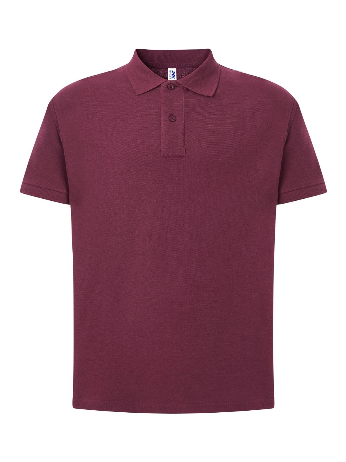 Personalisiertes Poloshirt Herren 129 Poloshirt Herren in burdeos zum Personalisieren — Vorderansicht