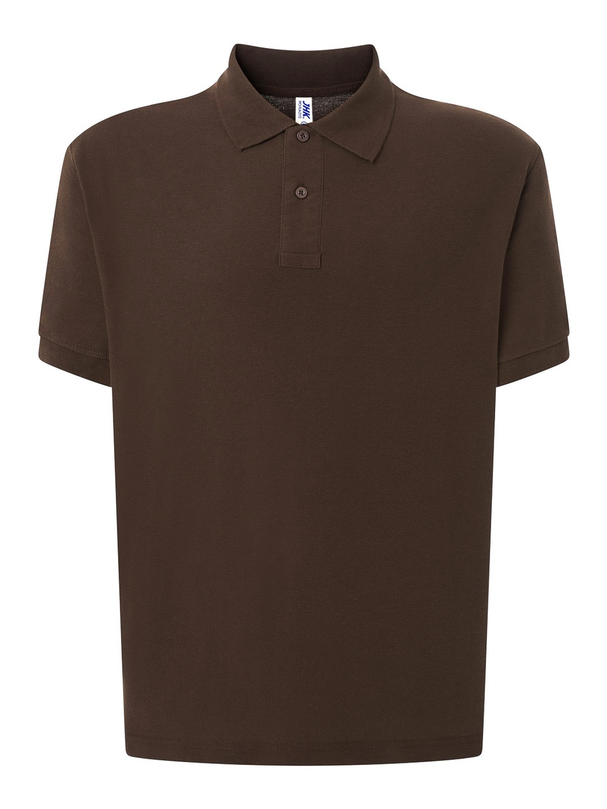 Personalisiertes Poloshirt Herren 132 Poloshirt Herren in chocolate zum Personalisieren — Vorderansicht