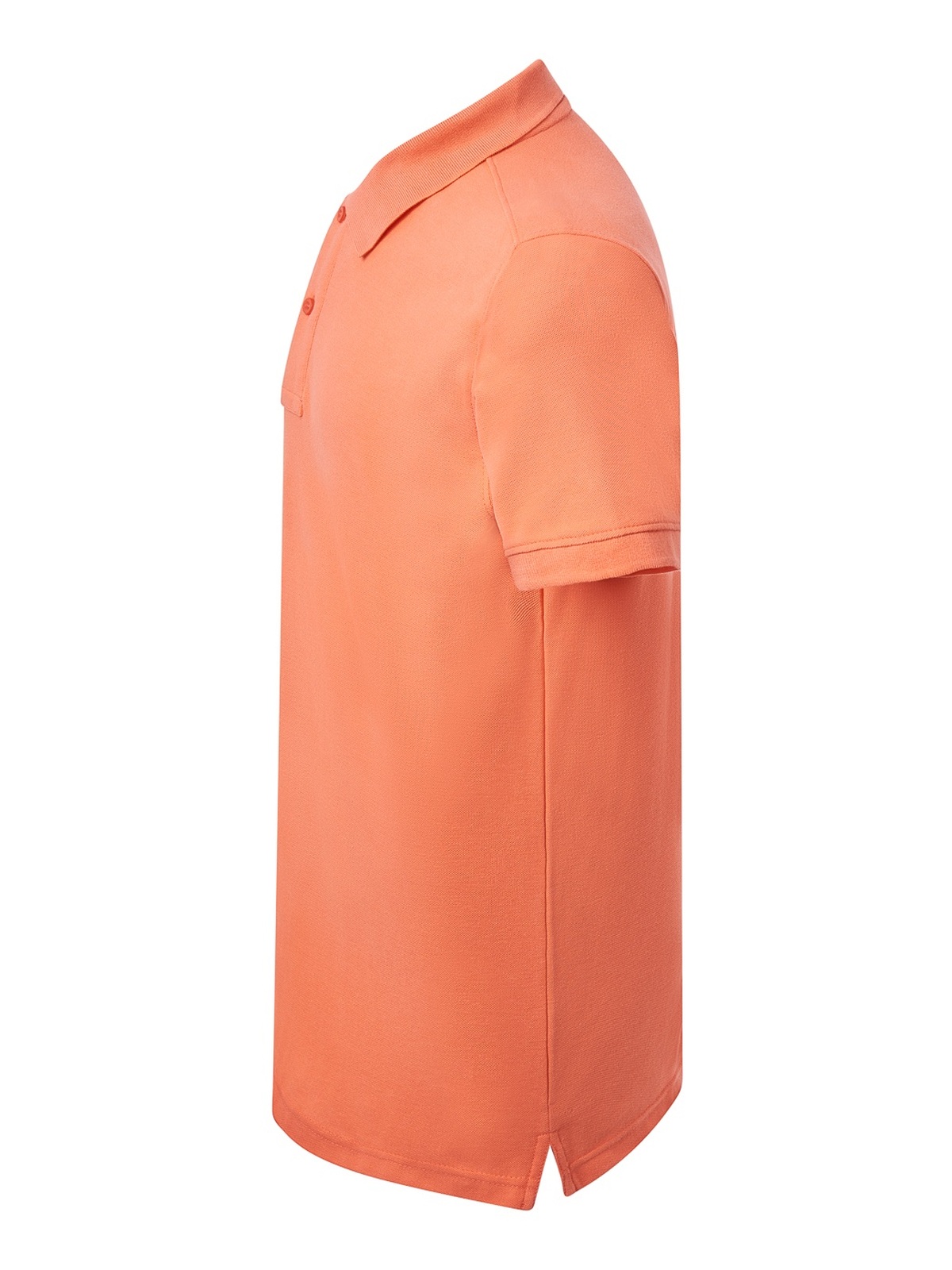 Personalisiertes Poloshirt Herren 52 Poloshirt Herren in coral zum Personalisieren — Seitenansicht