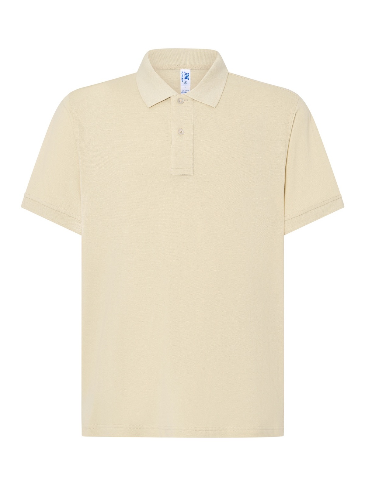 Personalisiertes Poloshirt Herren 54 Poloshirt Herren in crema zum Personalisieren — Vorderansicht