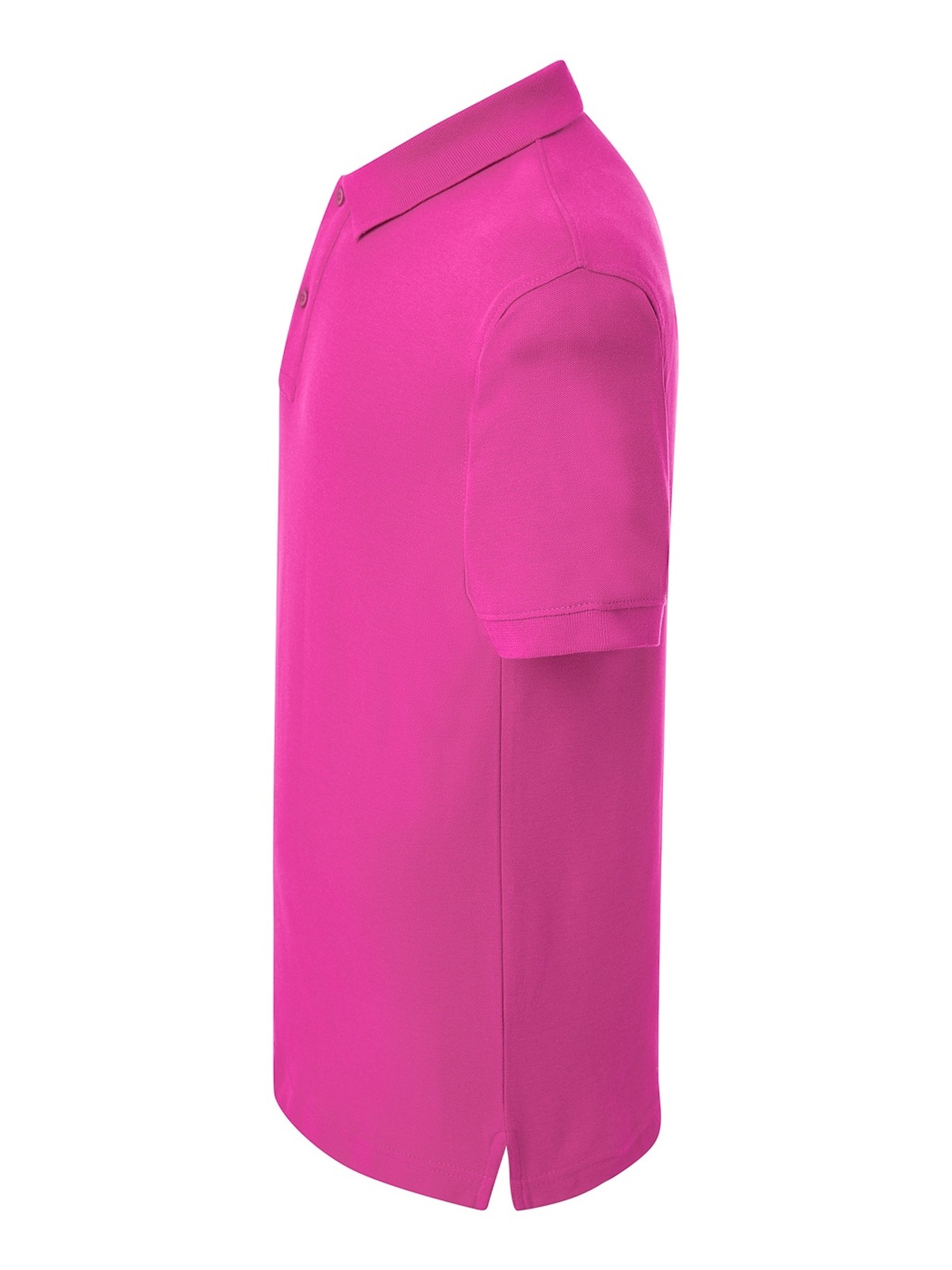 Personalisiertes Poloshirt Herren 58 Poloshirt Herren in fucsia zum Personalisieren — Seitenansicht