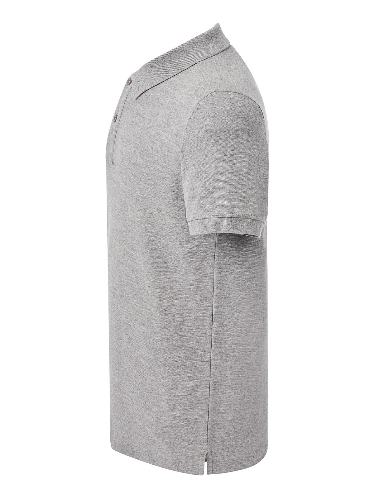 Personalisiertes Poloshirt Herren 127 Poloshirt Herren in gris zum Personalisieren — Seitenansicht