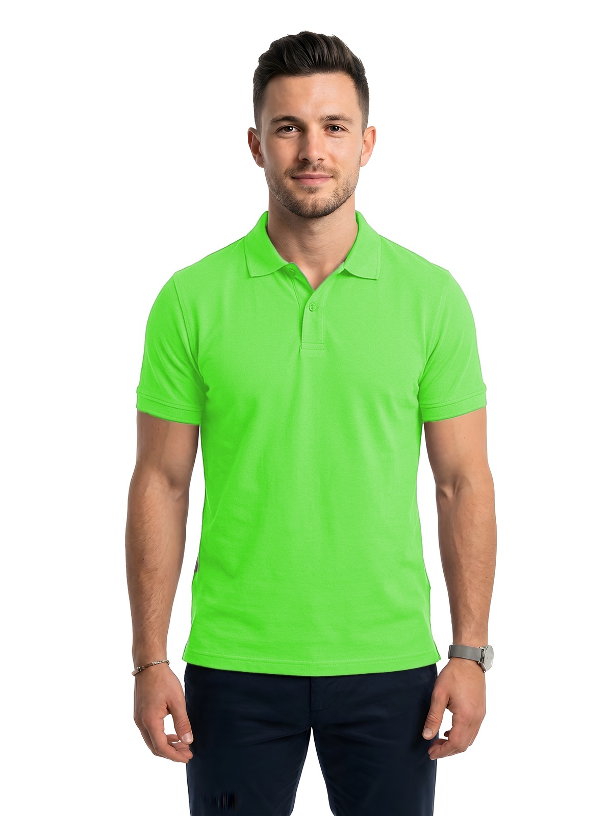 Personalisiertes Poloshirt Herren 188 Personalisiertes Poloshirt Herren in lima — Vorderansicht