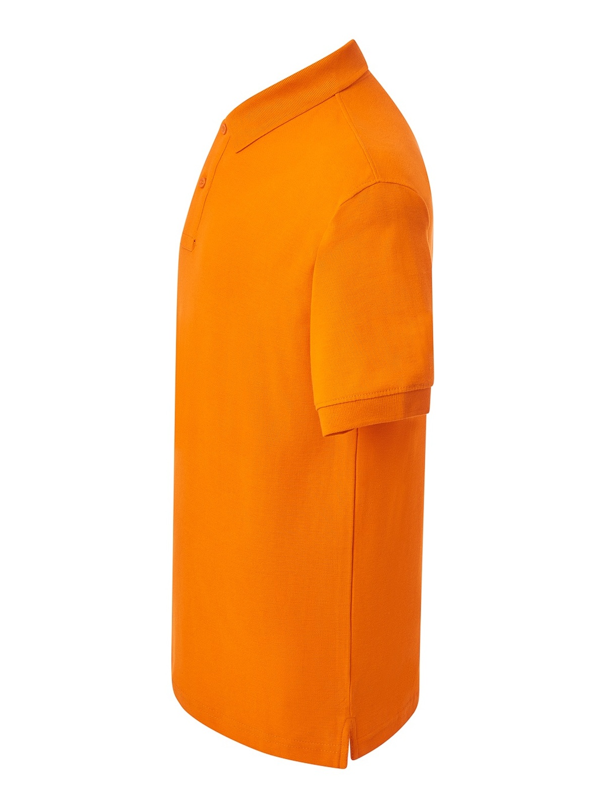 Personalisiertes Poloshirt Herren 139 Poloshirt Herren in naranja zum Personalisieren — Seitenansicht