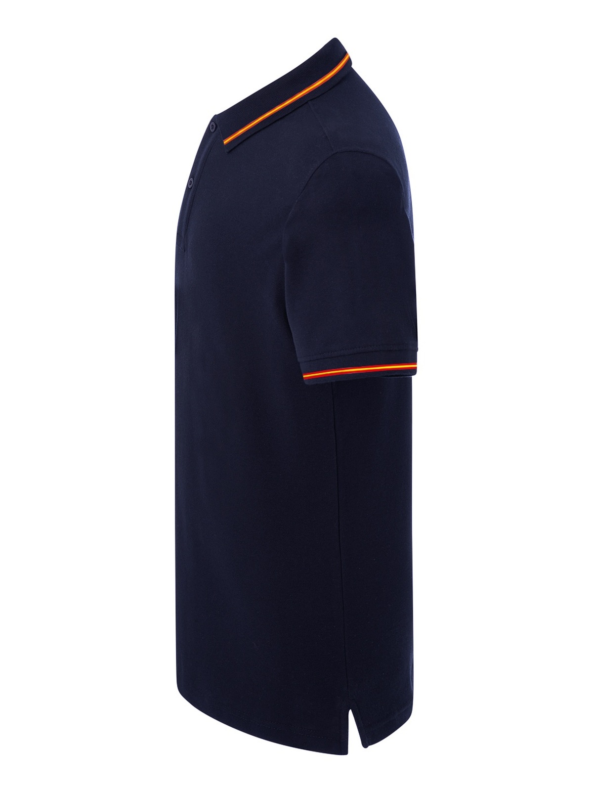 Personalisiertes Poloshirt Herren 82 Poloshirt Herren in navy España zum Personalisieren — Seitenansicht