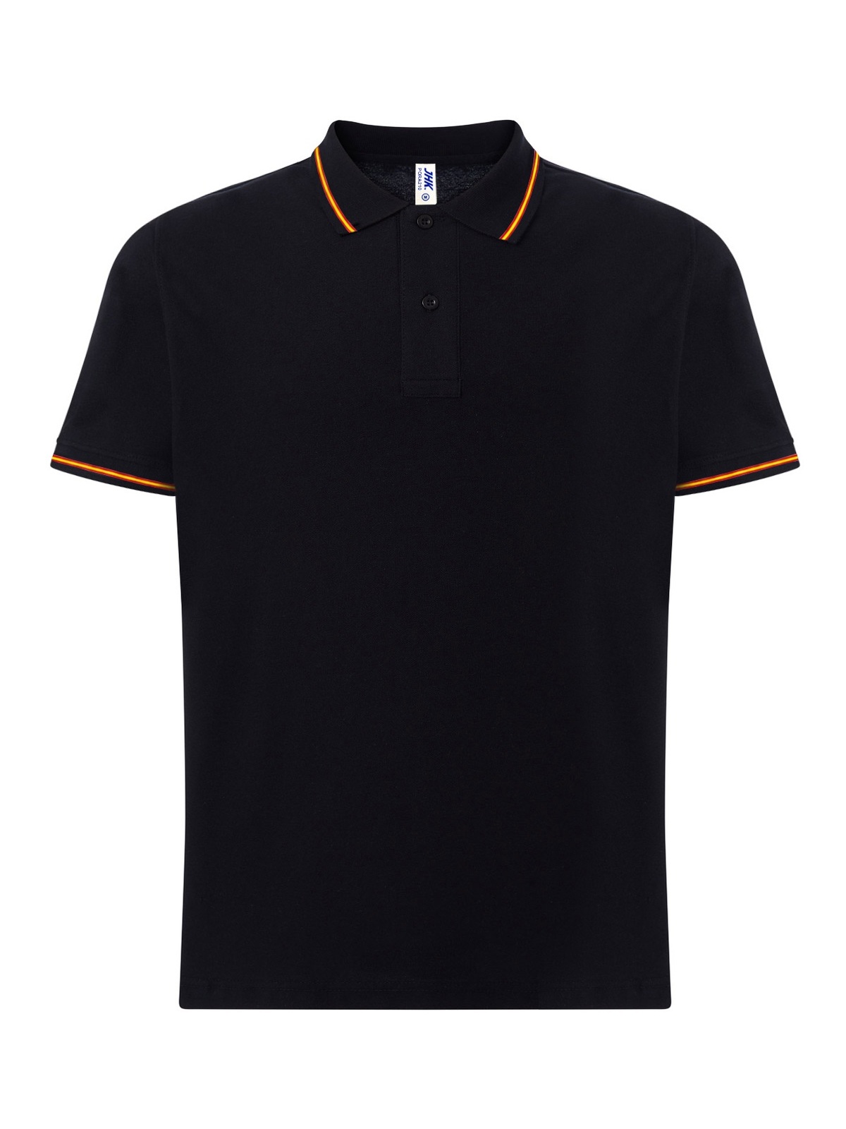 Personalisiertes Poloshirt Herren 87 Poloshirt Herren in negro España zum Personalisieren — Vorderansicht