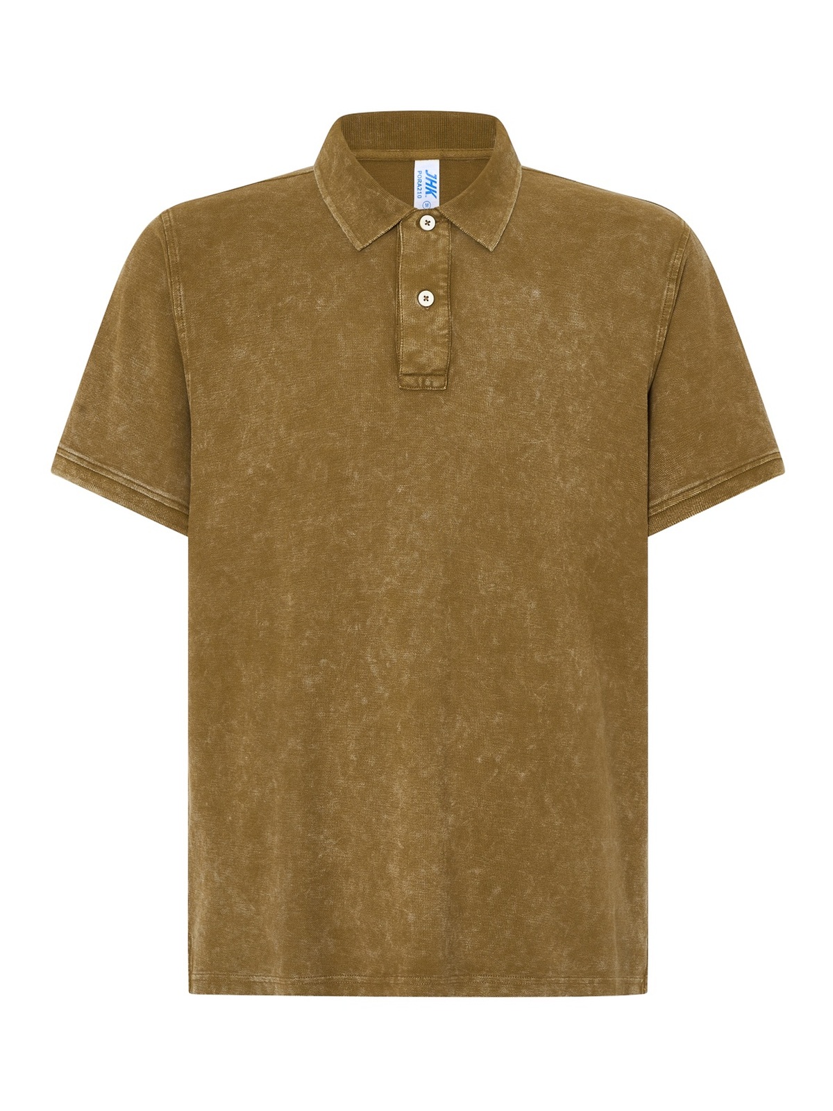 Personalisiertes Poloshirt Herren 93 Poloshirt Herren in ocre Lavado zum Personalisieren — Vorderansicht