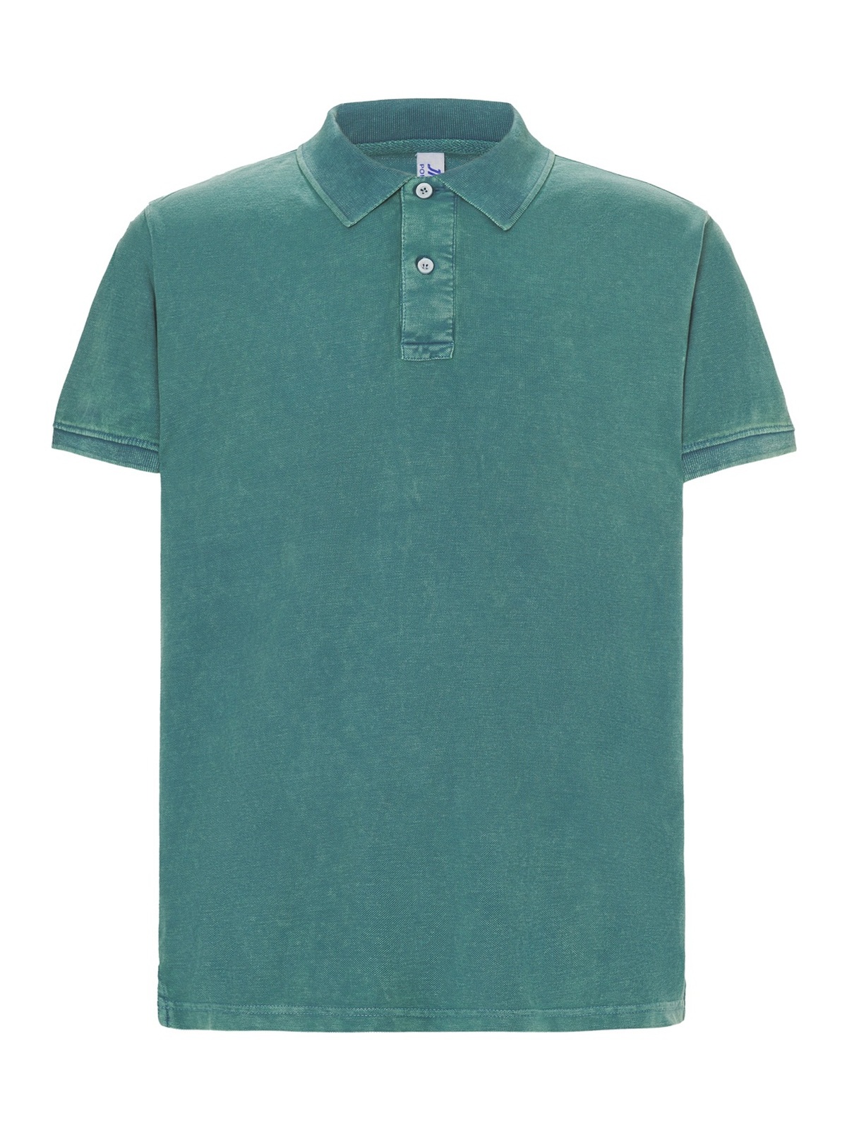 Personalisiertes Poloshirt Herren 96 Poloshirt Herren in oliva Lavado zum Personalisieren — Vorderansicht