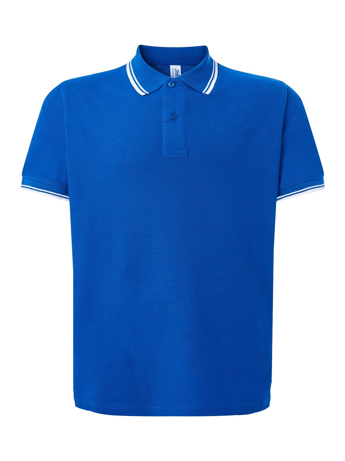 Personalisiertes Poloshirt Herren 108 Poloshirt Herren in royal / Blanco zum Personalisieren — Vorderansicht
