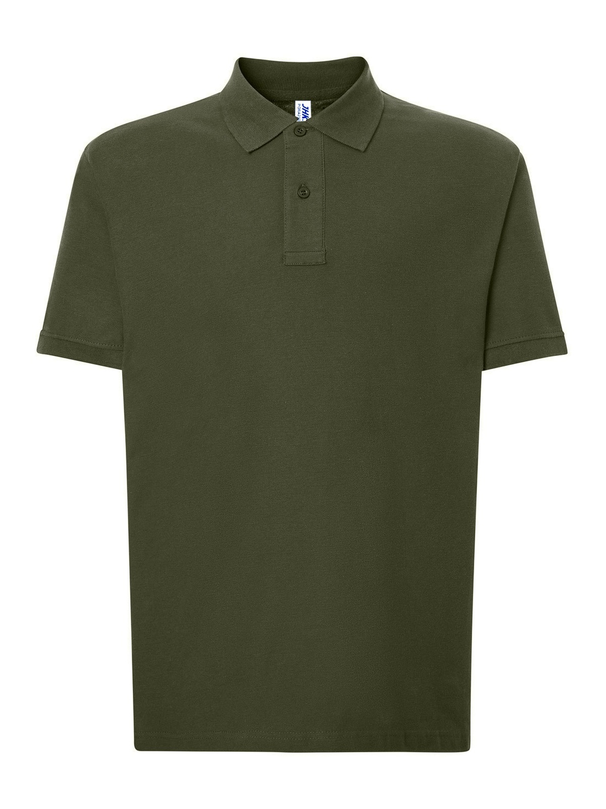 Personalisiertes Poloshirt Herren 111 Poloshirt Herren in verde Bosque zum Personalisieren — Vorderansicht