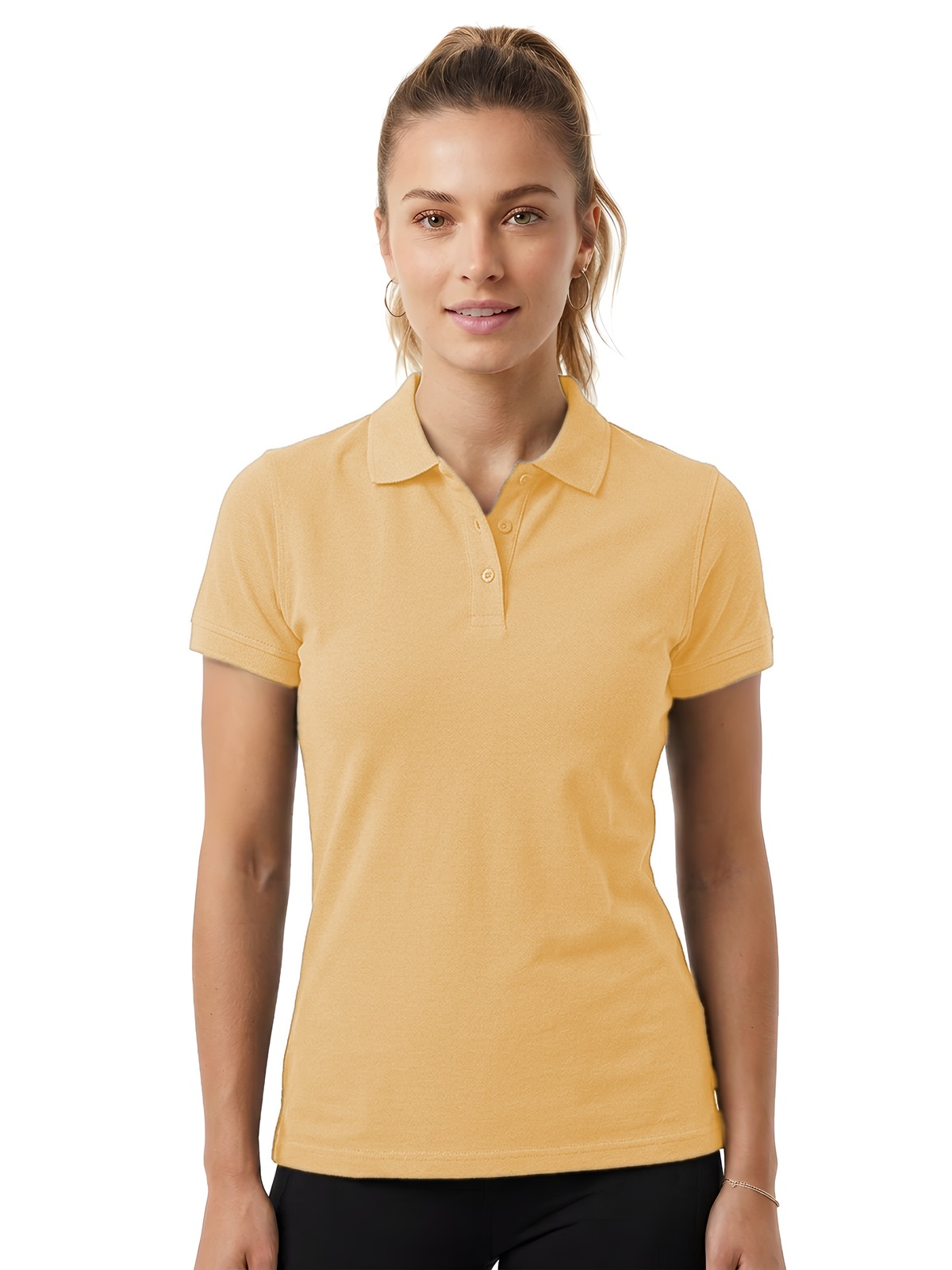 Personalisiertes Poloshirt Damen 8 Personalisiertes Poloshirt Damen in arena — Vorderansicht