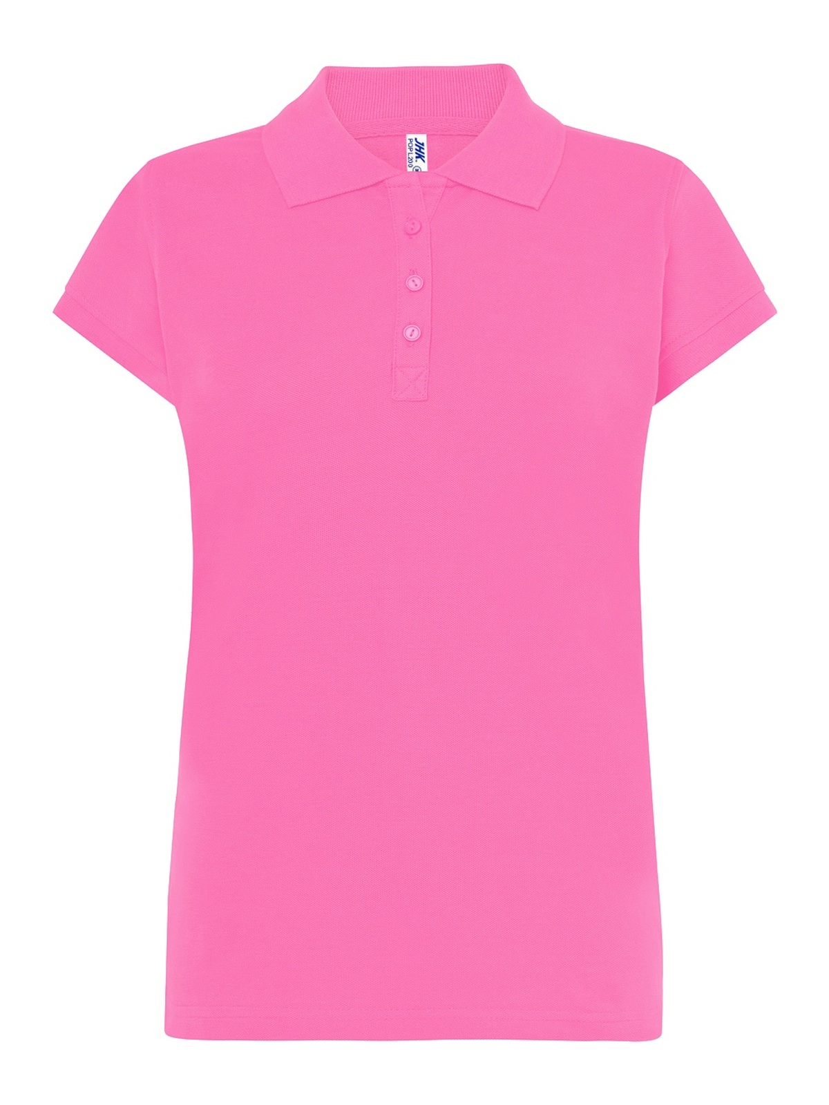 Personalisiertes Poloshirt Damen 12 Poloshirt Damen in azalea zum Personalisieren — Vorderansicht