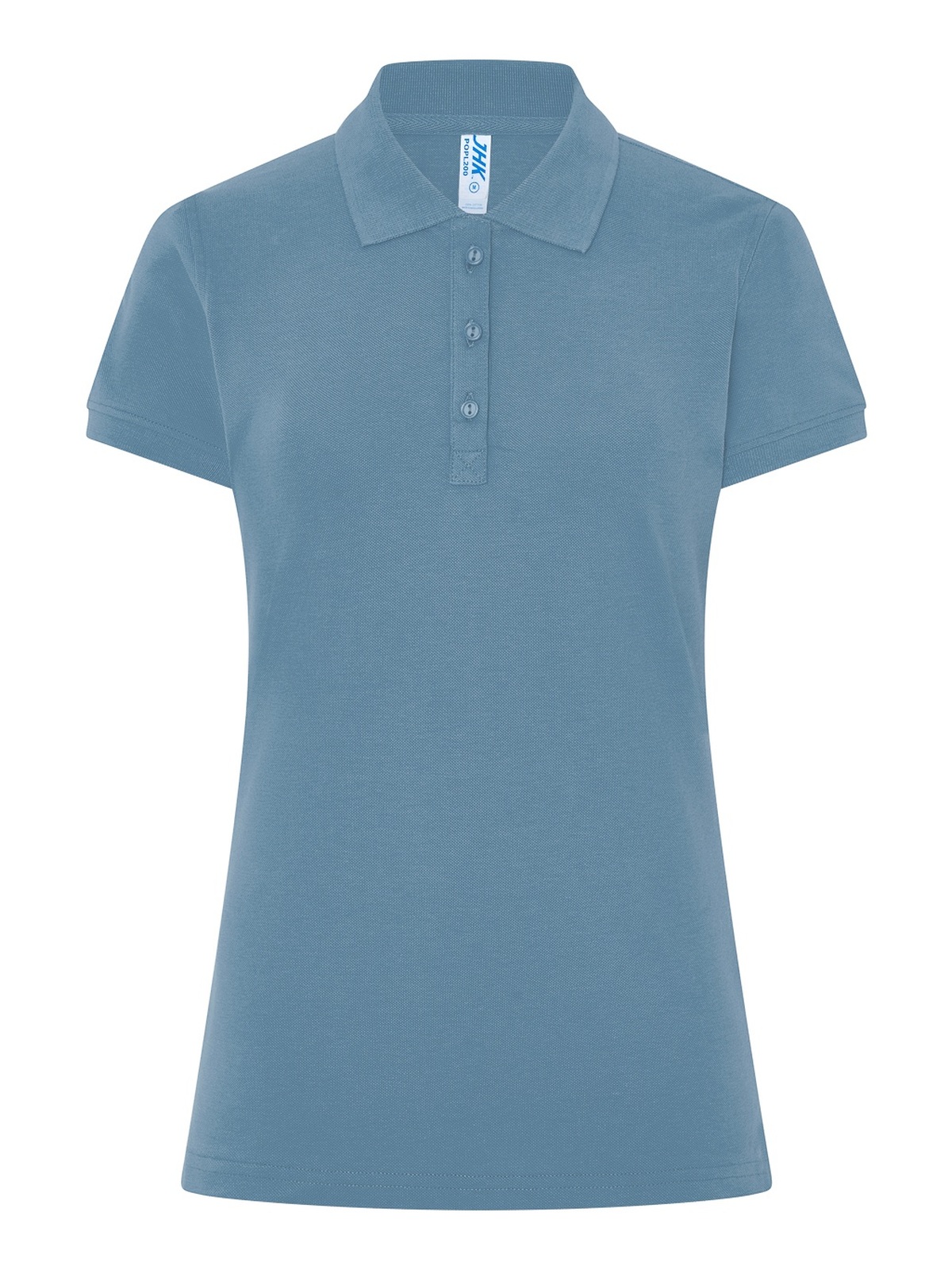 Personalisiertes Poloshirt Damen 15 Poloshirt Damen in azul Petróleo zum Personalisieren — Vorderansicht