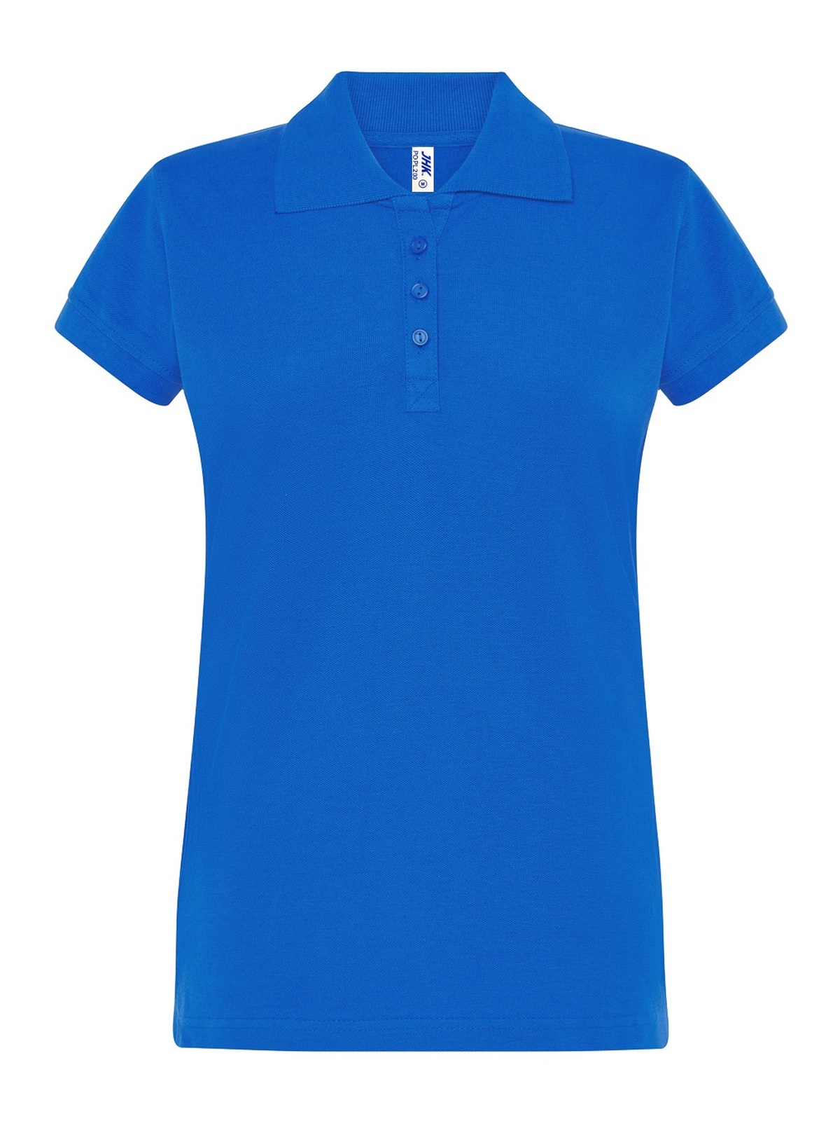Personalisiertes Poloshirt Damen 87 Poloshirt Damen in azul Royal zum Personalisieren — Vorderansicht