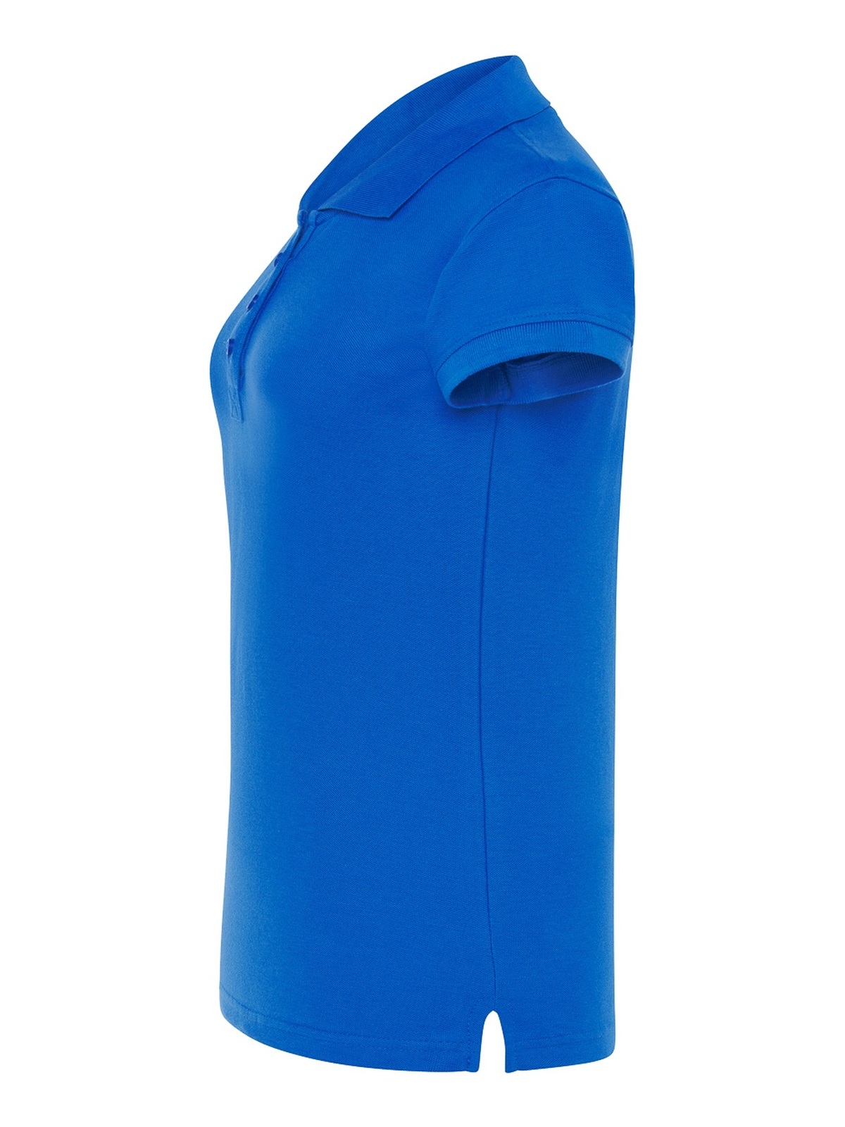 Personalisiertes Poloshirt Damen 88 Poloshirt Damen in azul Royal zum Personalisieren — Seitenansicht