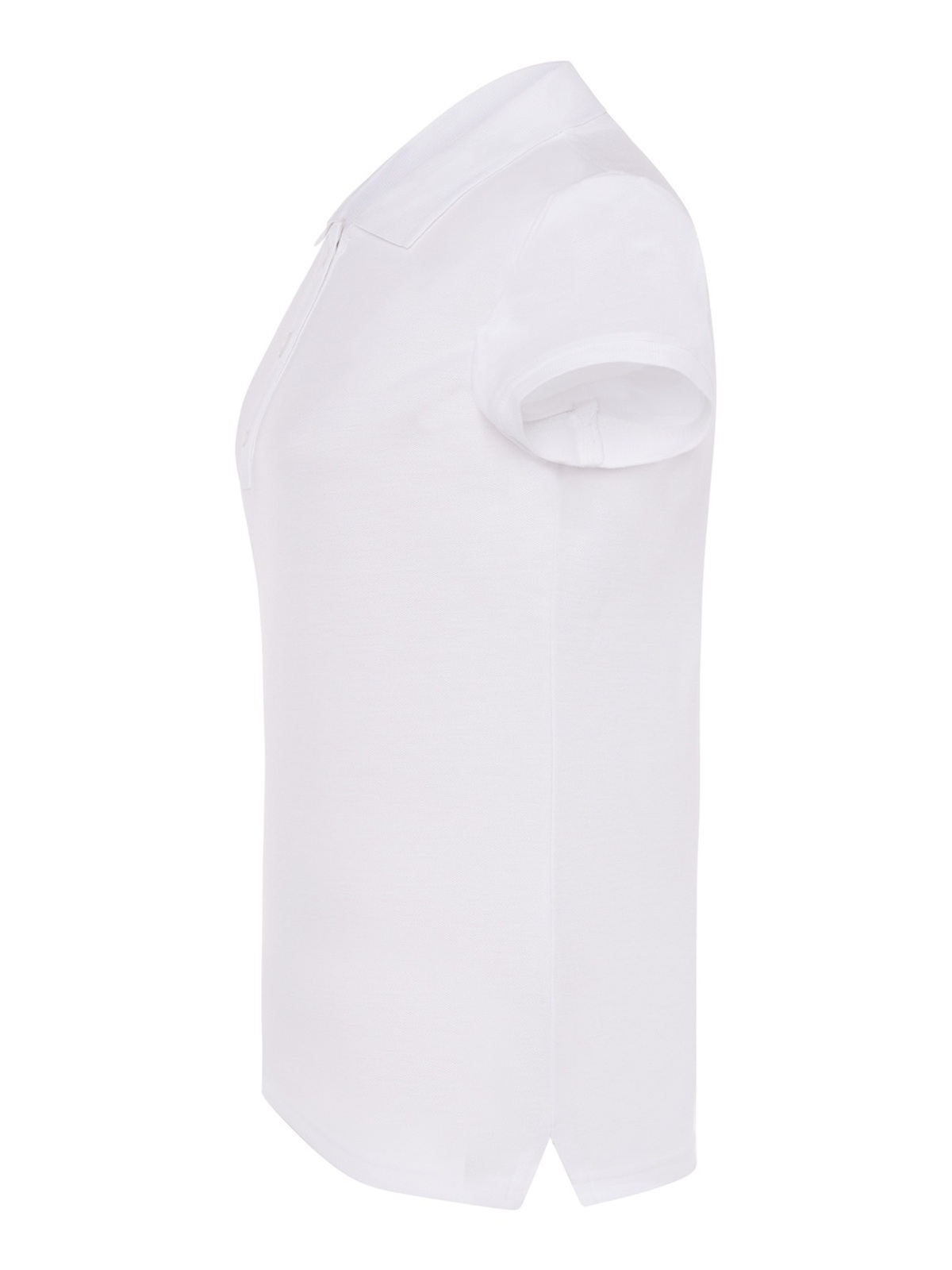 Personalisiertes Poloshirt Damen 4 Poloshirt Damen in blanco zum Personalisieren — Seitenansicht