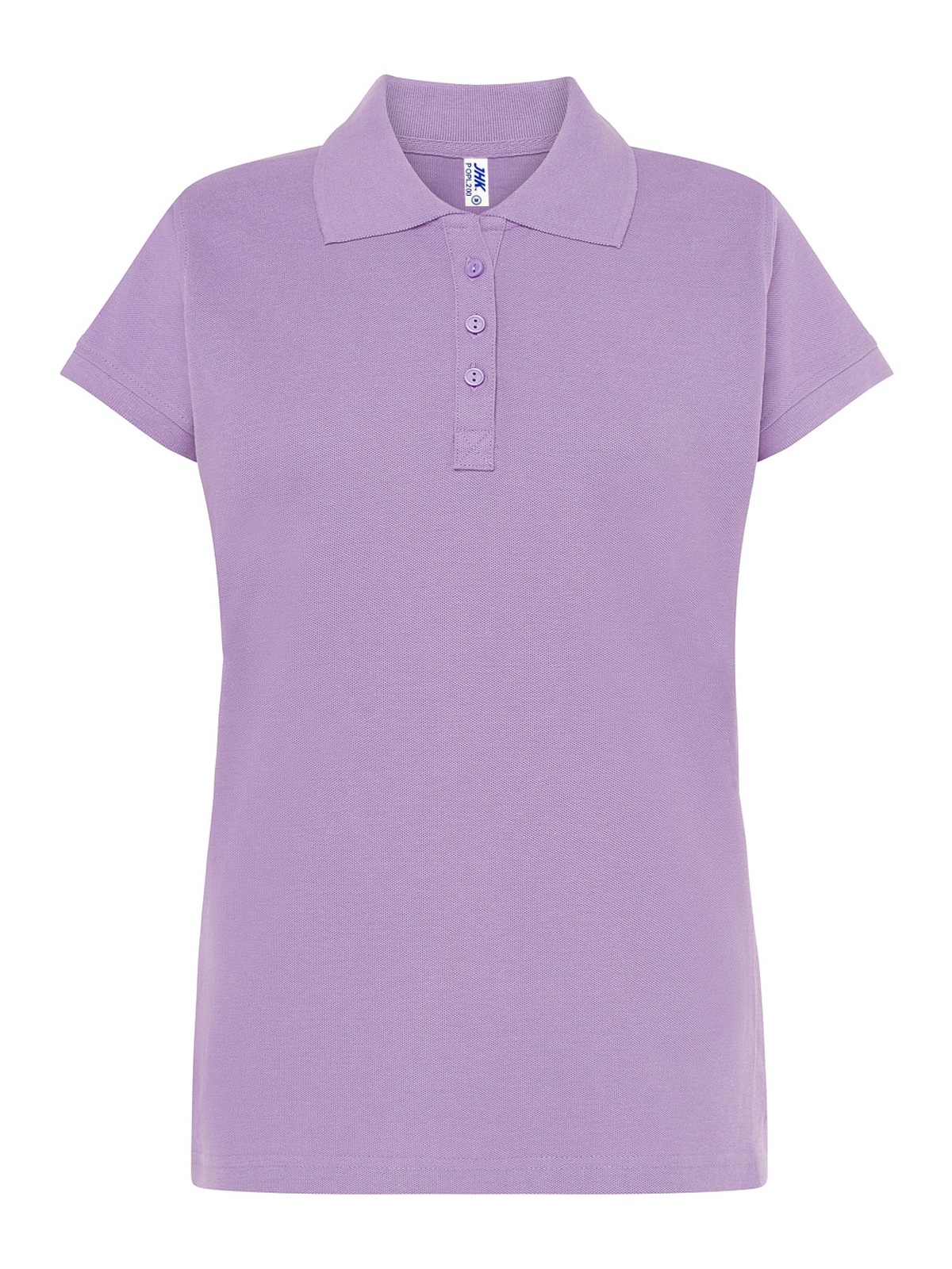 Personalisiertes Poloshirt Damen 90 Poloshirt Damen in lila zum Personalisieren — Vorderansicht