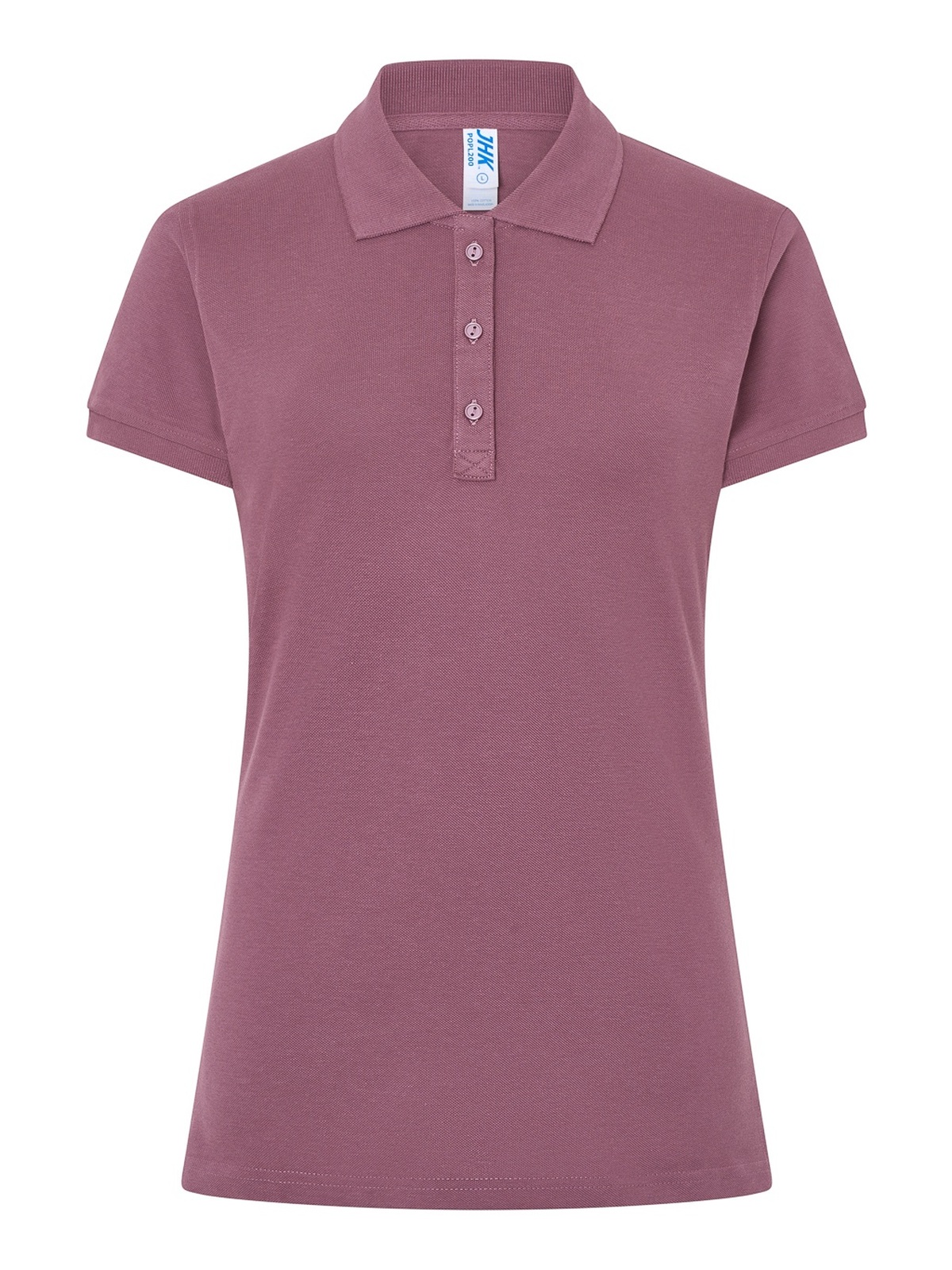 Personalisiertes Poloshirt Damen 33 Poloshirt Damen in malva zum Personalisieren — Vorderansicht