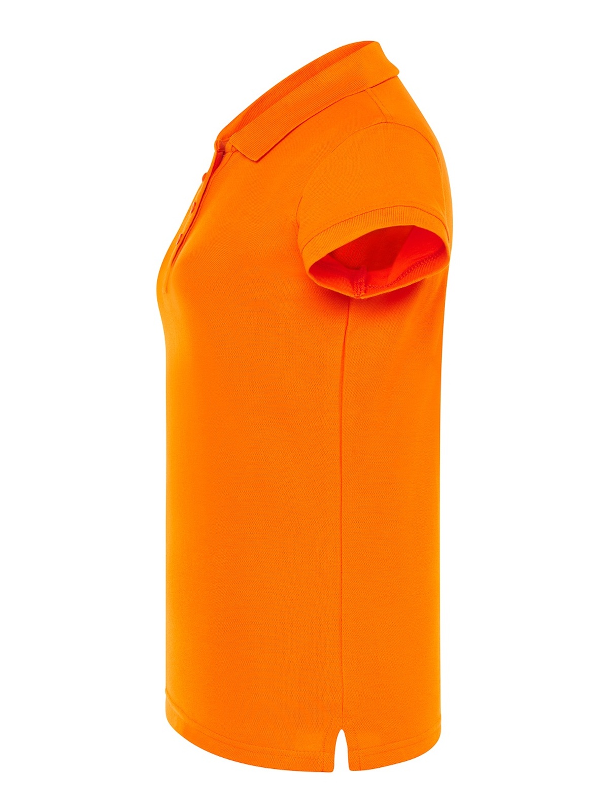 Personalisiertes Poloshirt Damen 70 Poloshirt Damen in naranja zum Personalisieren — Seitenansicht