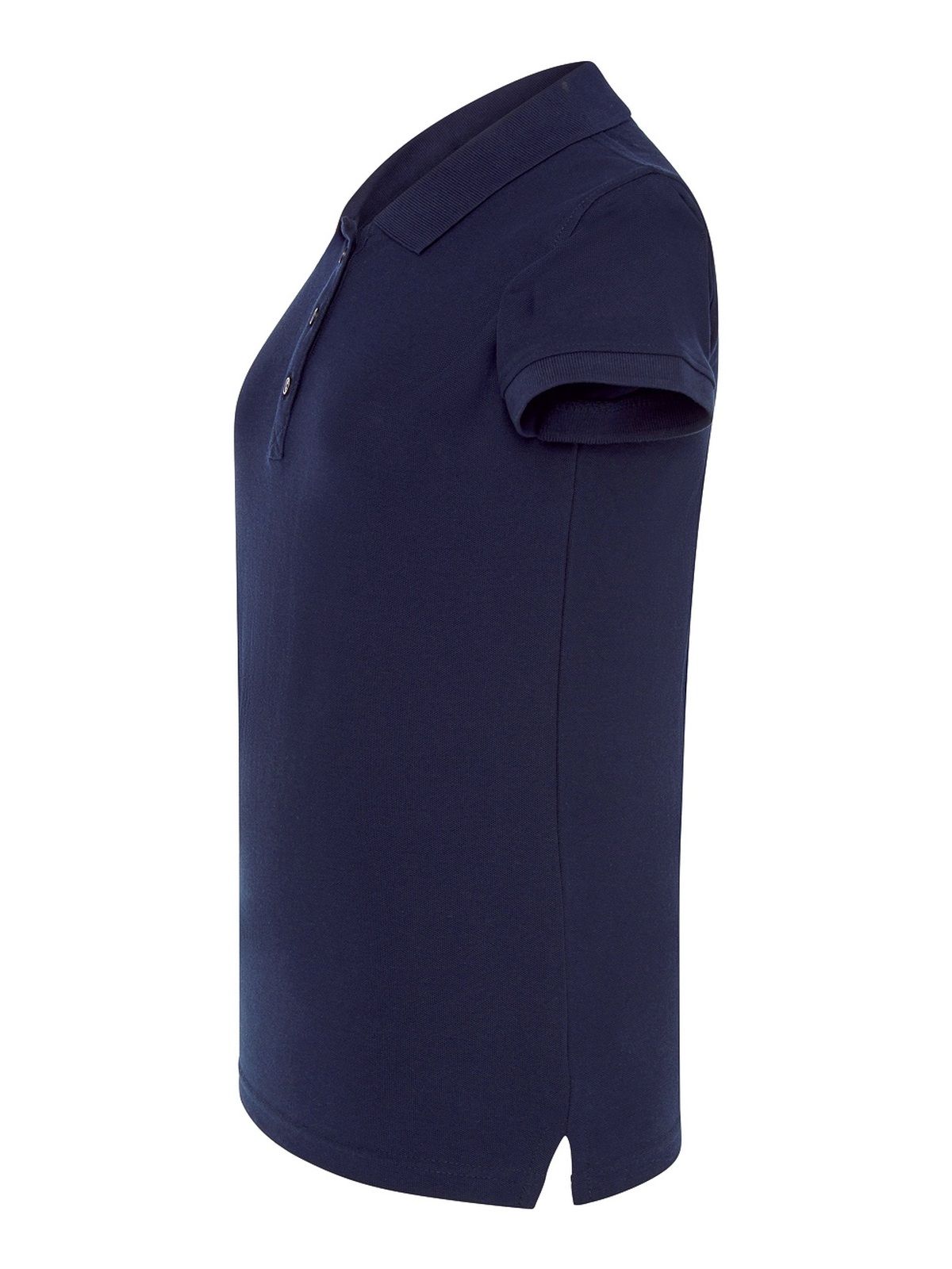 Personalisiertes Poloshirt Damen 97 Poloshirt Damen in navy zum Personalisieren — Seitenansicht