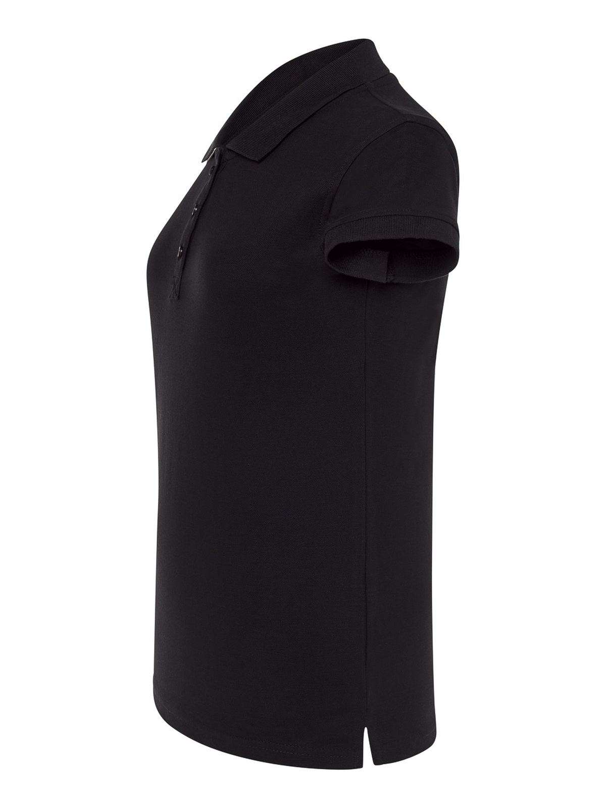 Personalisiertes Poloshirt Damen 76 Poloshirt Damen in negro zum Personalisieren — Seitenansicht