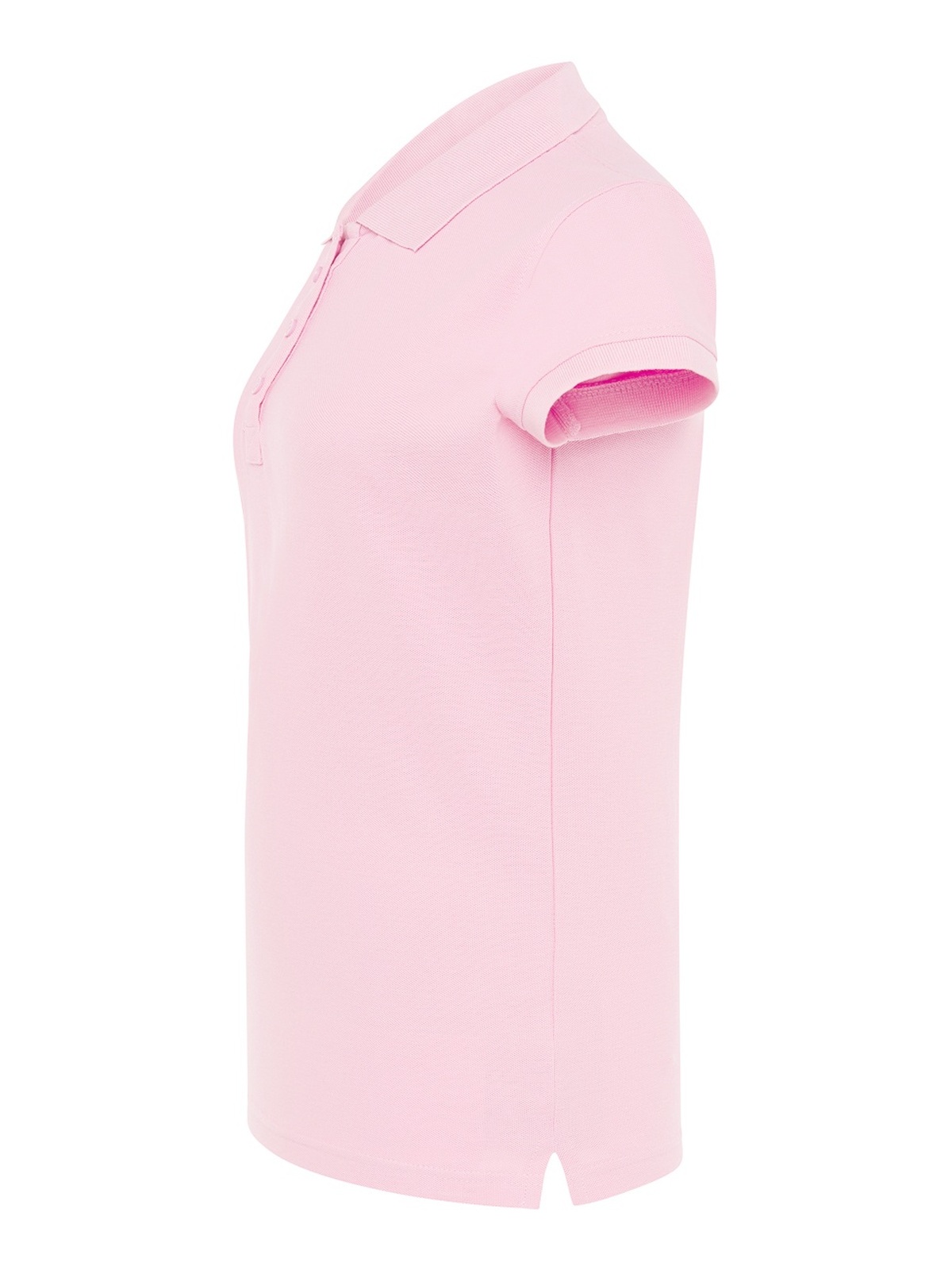Personalisiertes Poloshirt Damen 103 Poloshirt Damen in rosa zum Personalisieren — Seitenansicht