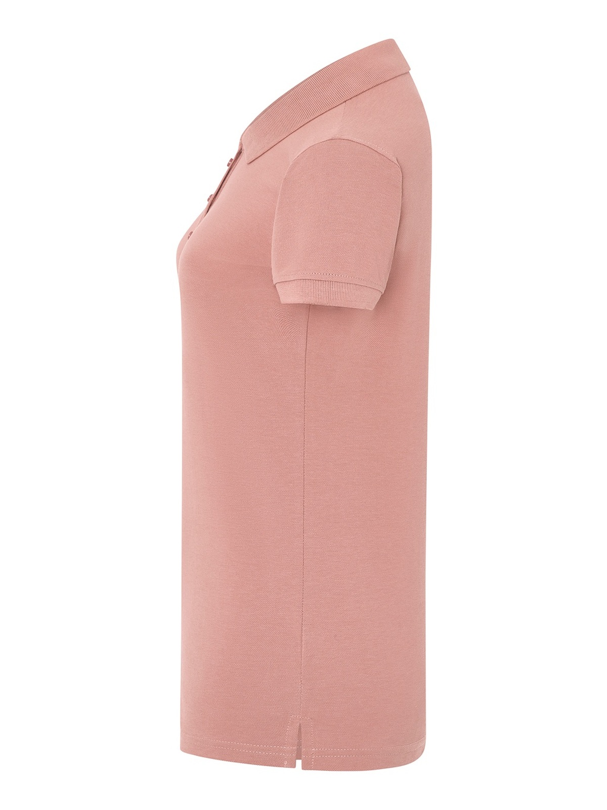Personalisiertes Poloshirt Damen 52 Poloshirt Damen in rosa Vintage zum Personalisieren — Seitenansicht