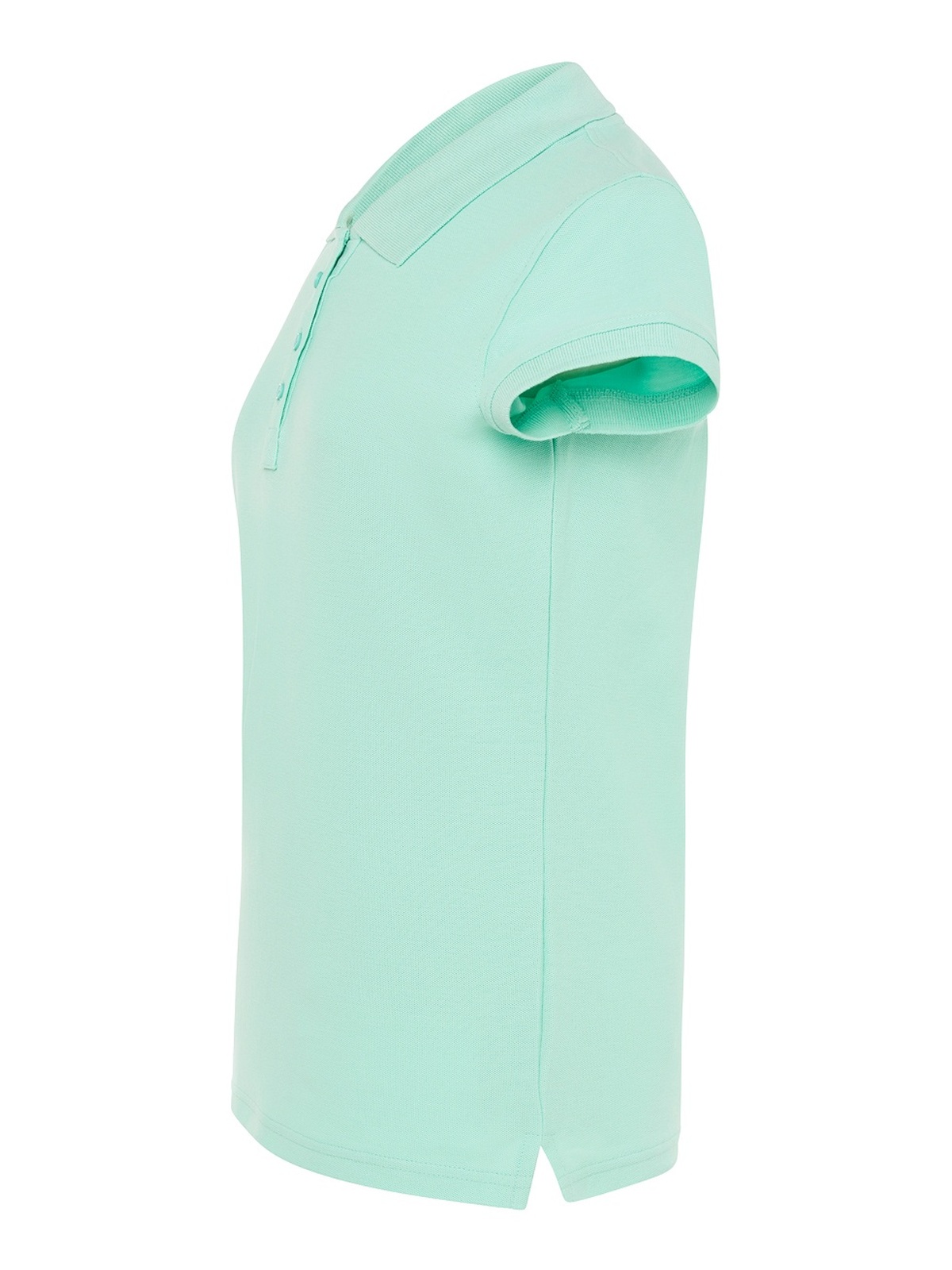 Personalisiertes Poloshirt Damen 109 Poloshirt Damen in verde Claro zum Personalisieren — Seitenansicht