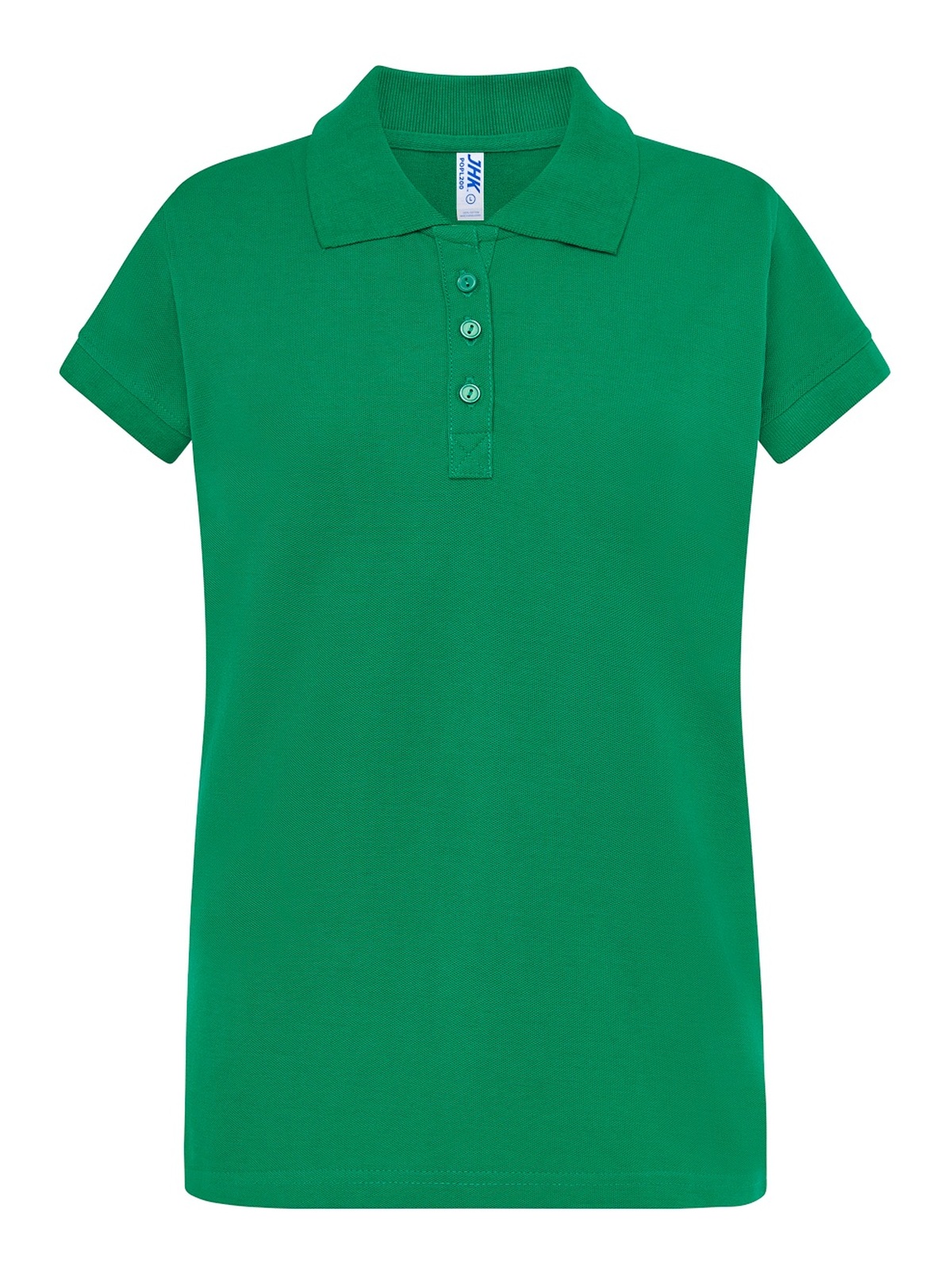 Personalisiertes Poloshirt Damen 84 Poloshirt Damen in verde zum Personalisieren — Vorderansicht