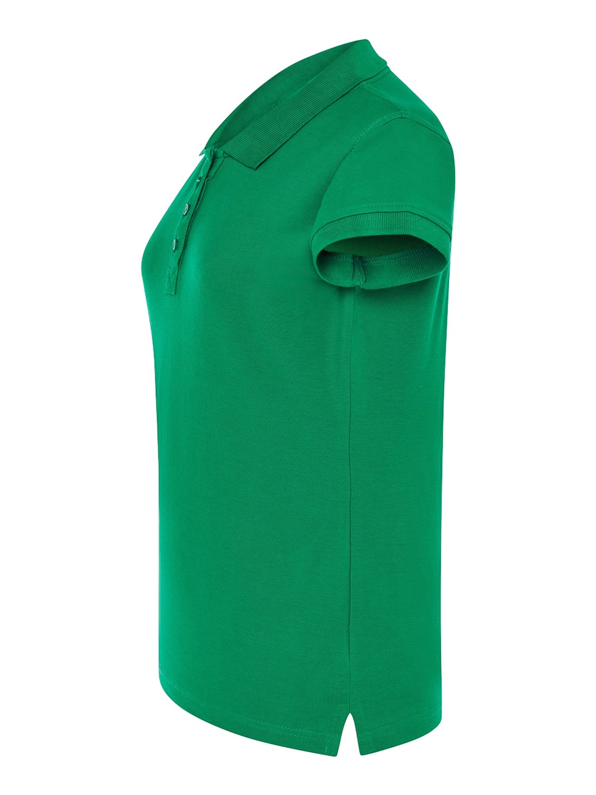 Personalisiertes Poloshirt Damen 85 Poloshirt Damen in verde zum Personalisieren — Seitenansicht