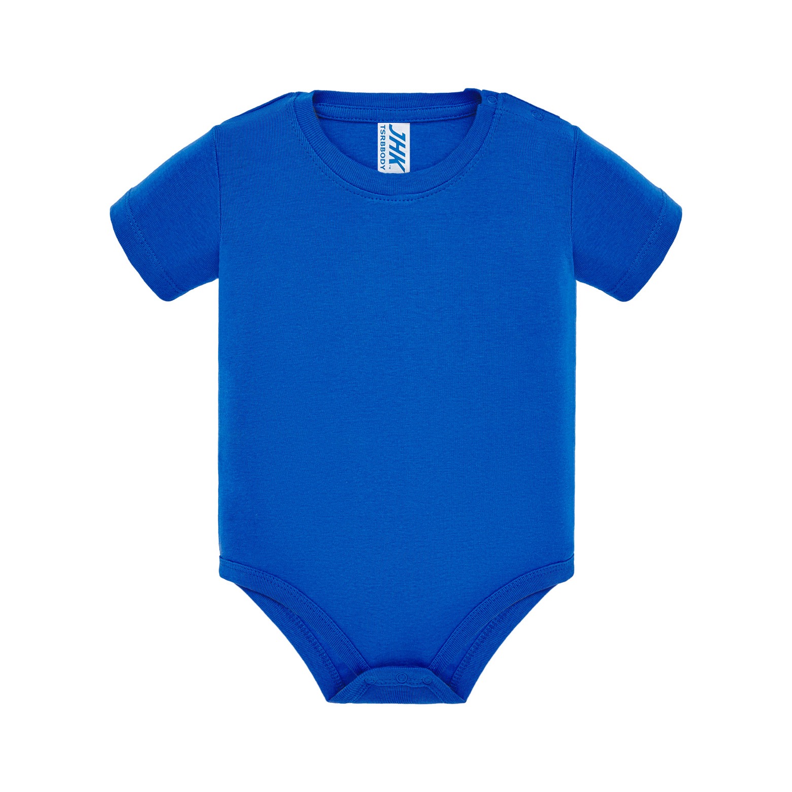 Personalisierter Babybody 5 Body para bebé personalizado de manga corta, azul, 100 % algodón 170 g/m²