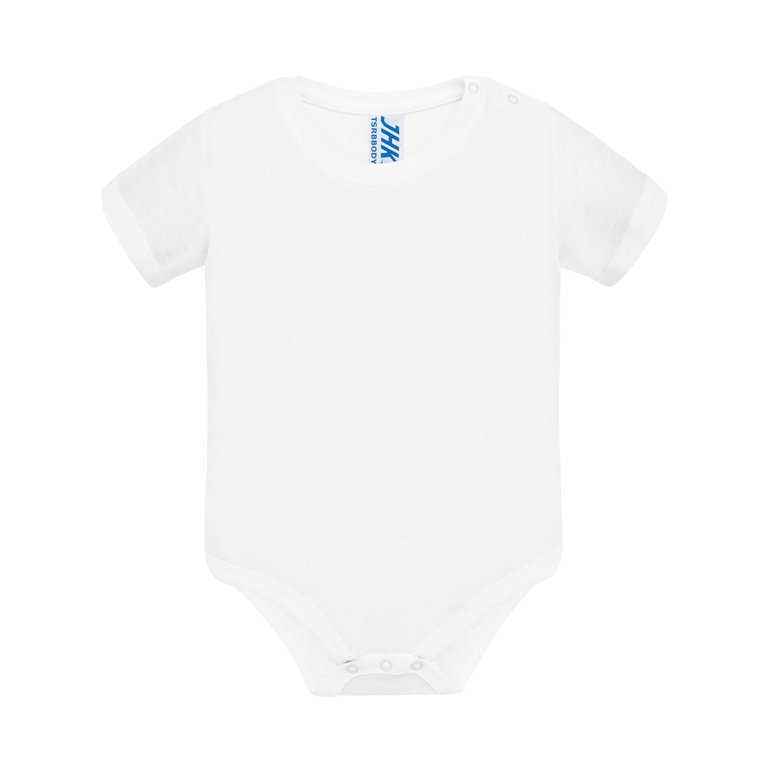 Personalisierter Babybody 2 Body para bebé personalizado de manga corta, blanco, 100 % algodón 170 g/m²