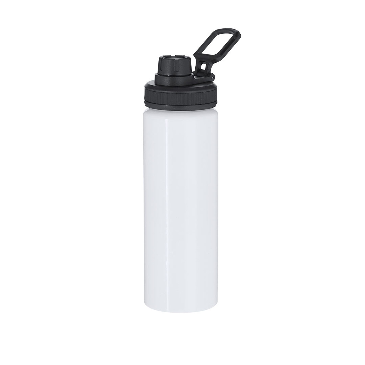 Custom sports bottle 800 ml 3 Botella deportiva de aluminio blanca 800 ml sin personalizar