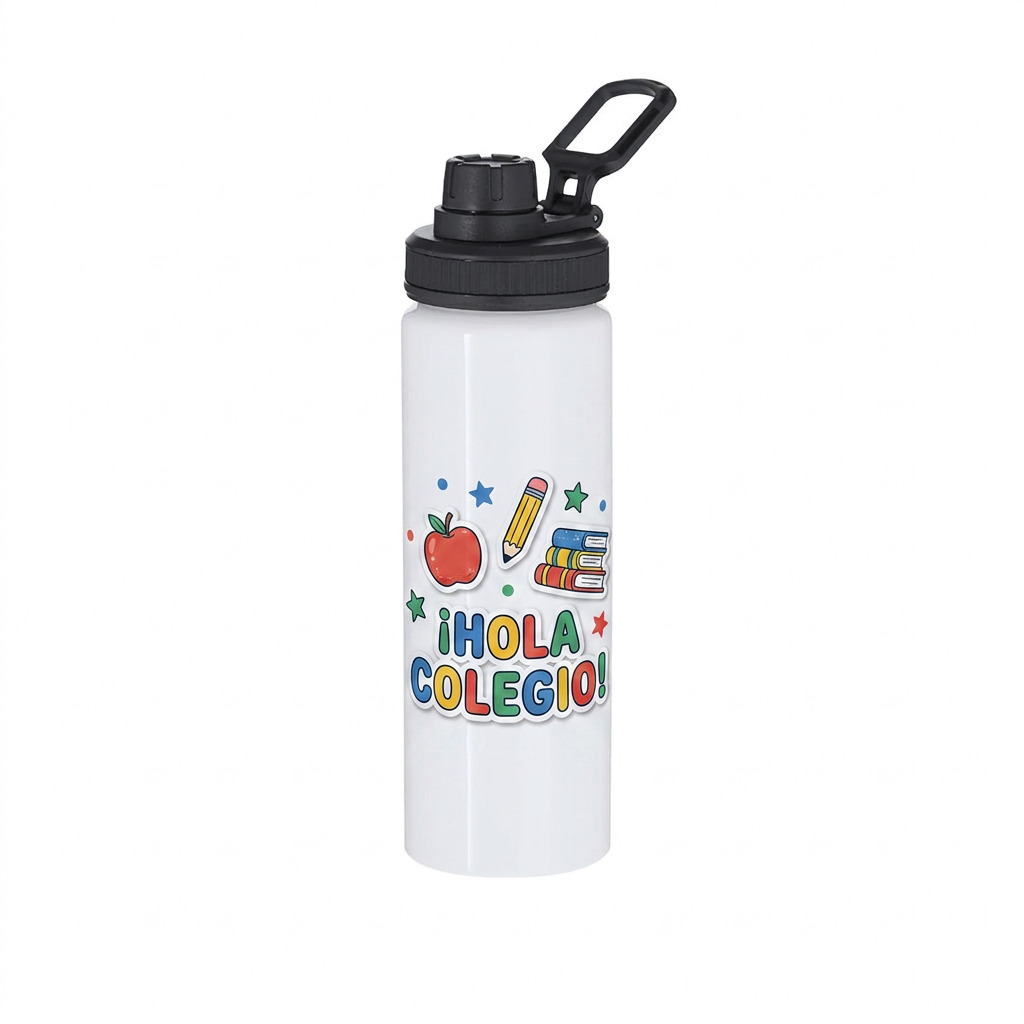 Custom sports bottle 800 ml 2 Botella deportiva personalizada 800 ml para el colegio