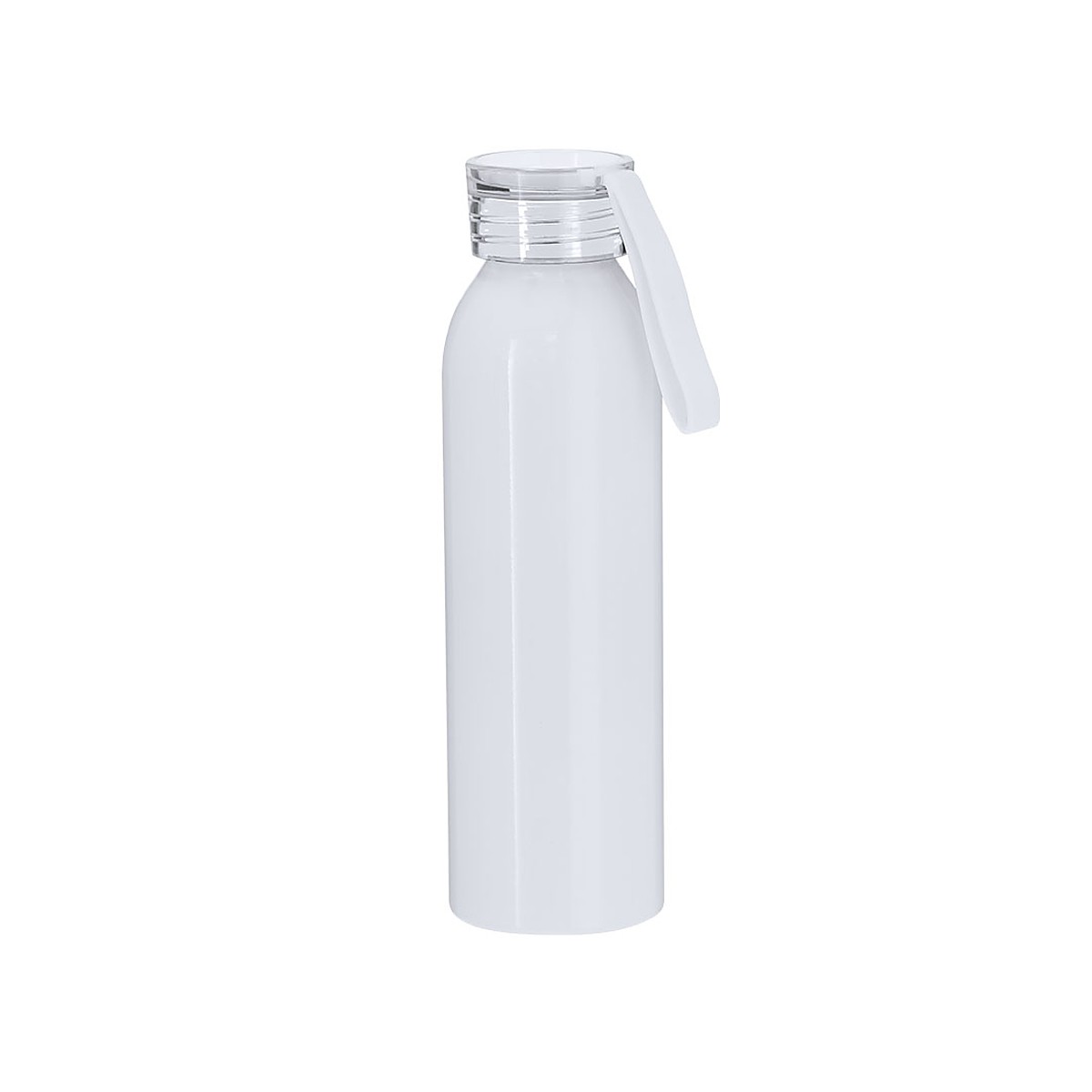 Personalisierte Aluminium-Trinkflasche mit Trageschlaufe 650 ml 3 Botella de aluminio personalizada 650 ml con la correa de transporte