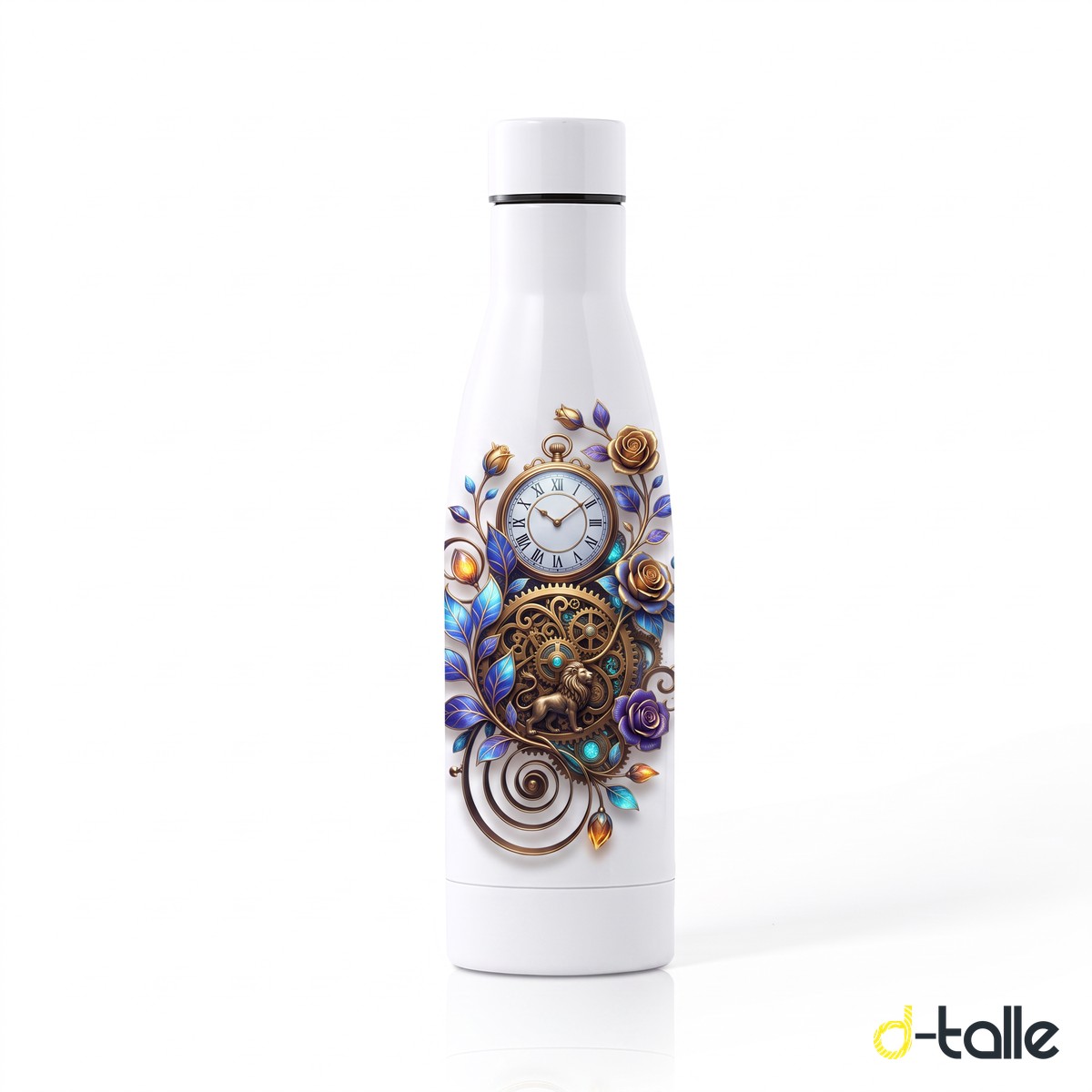 Personalisierte Metall-Trinkflasche aus Edelstahl 700 ml 1 Botella metálica personalizada de acero inoxidable 700 ml con diseño a todo color