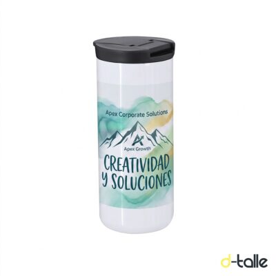 Vaso térmico personalizado 370 ml con diseño a todo color