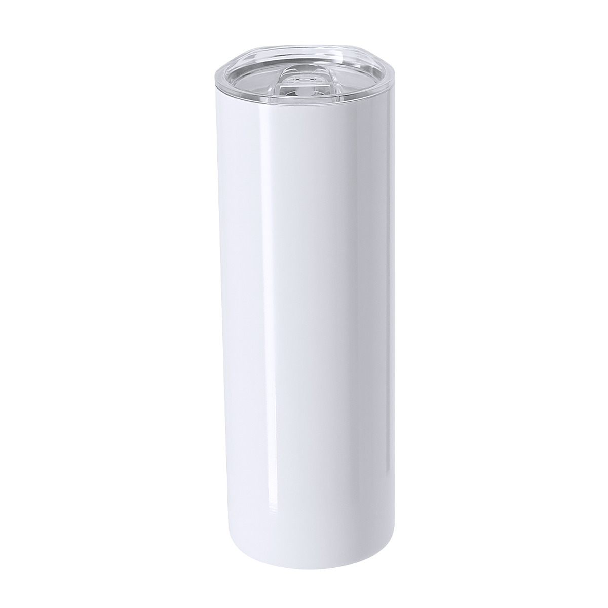 Custom insulated tumbler 600 ml 2 Vaso térmico de acero inoxidable blanco de 600 ml sin personalizar