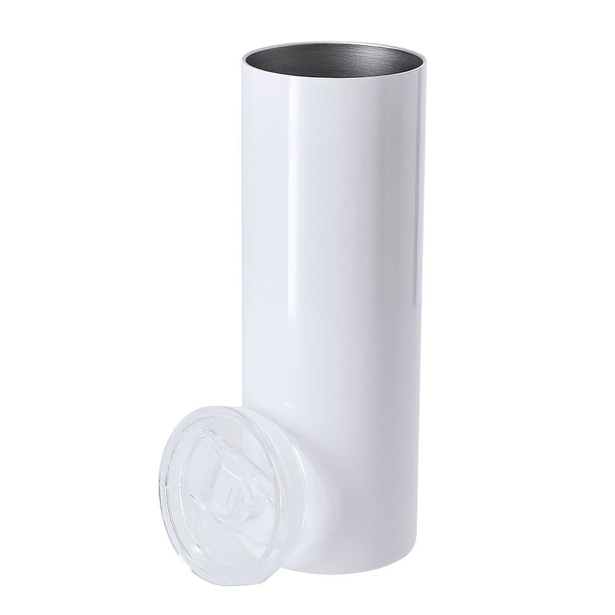 Custom insulated tumbler 600 ml 3 Vaso térmico personalizado de 600 ml con la tapa quitada