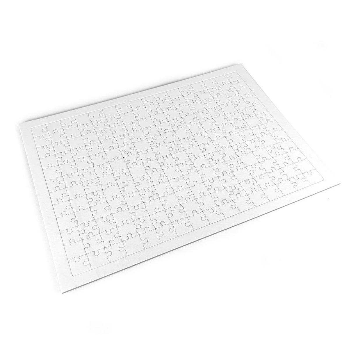 Personalisiertes Fotopuzzle 192 Teile mit Rahmen 40 x 28,5 cm 3 Puzzle personalizado con foto 192 piezas con marco en blanco, en perspectiva